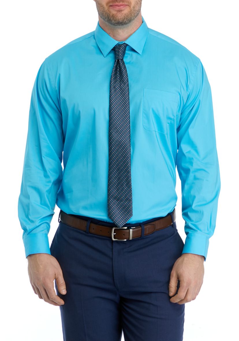 Mens Big Shirt and Tie Set