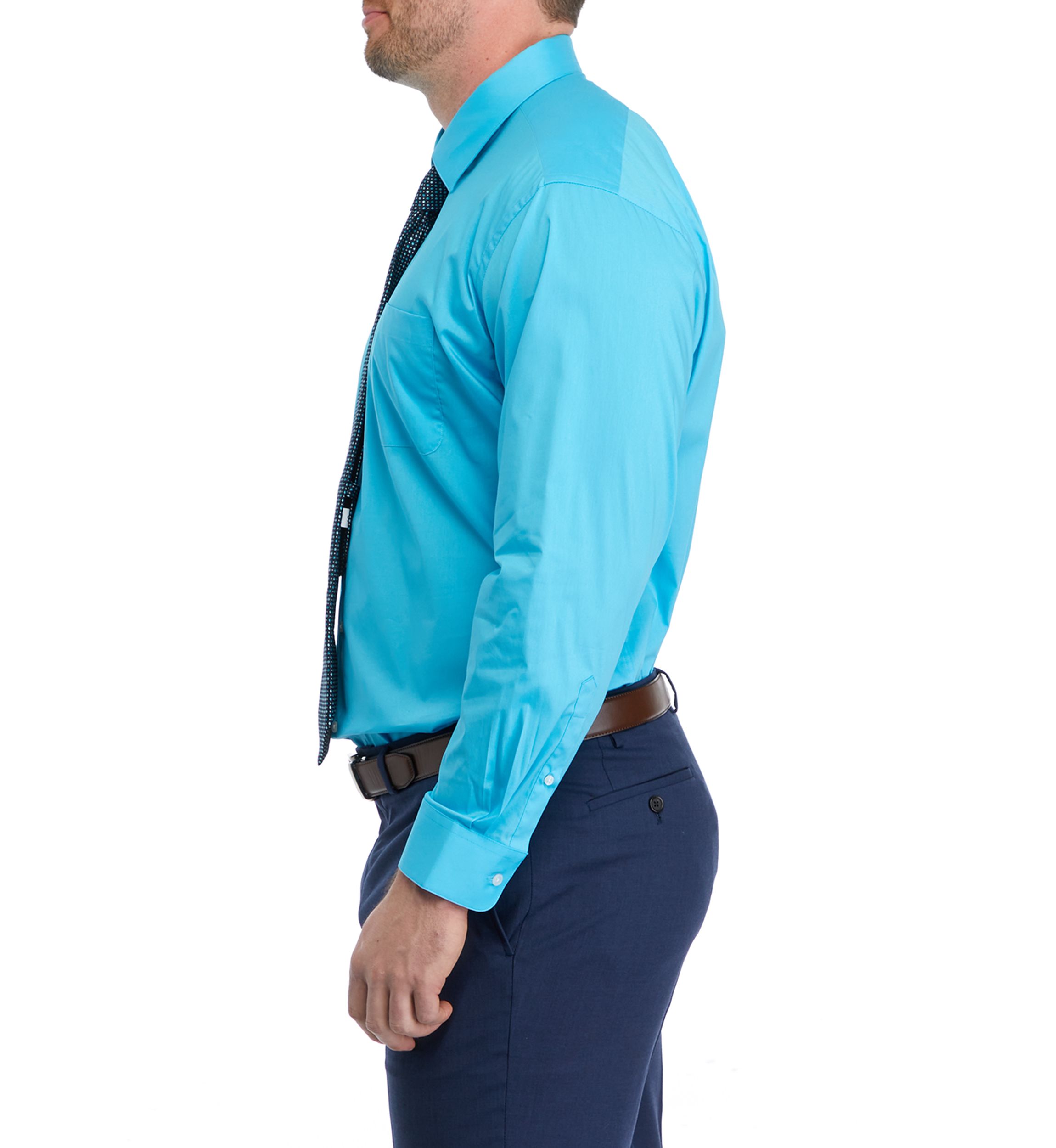 Mens Big Shirt and Tie Set