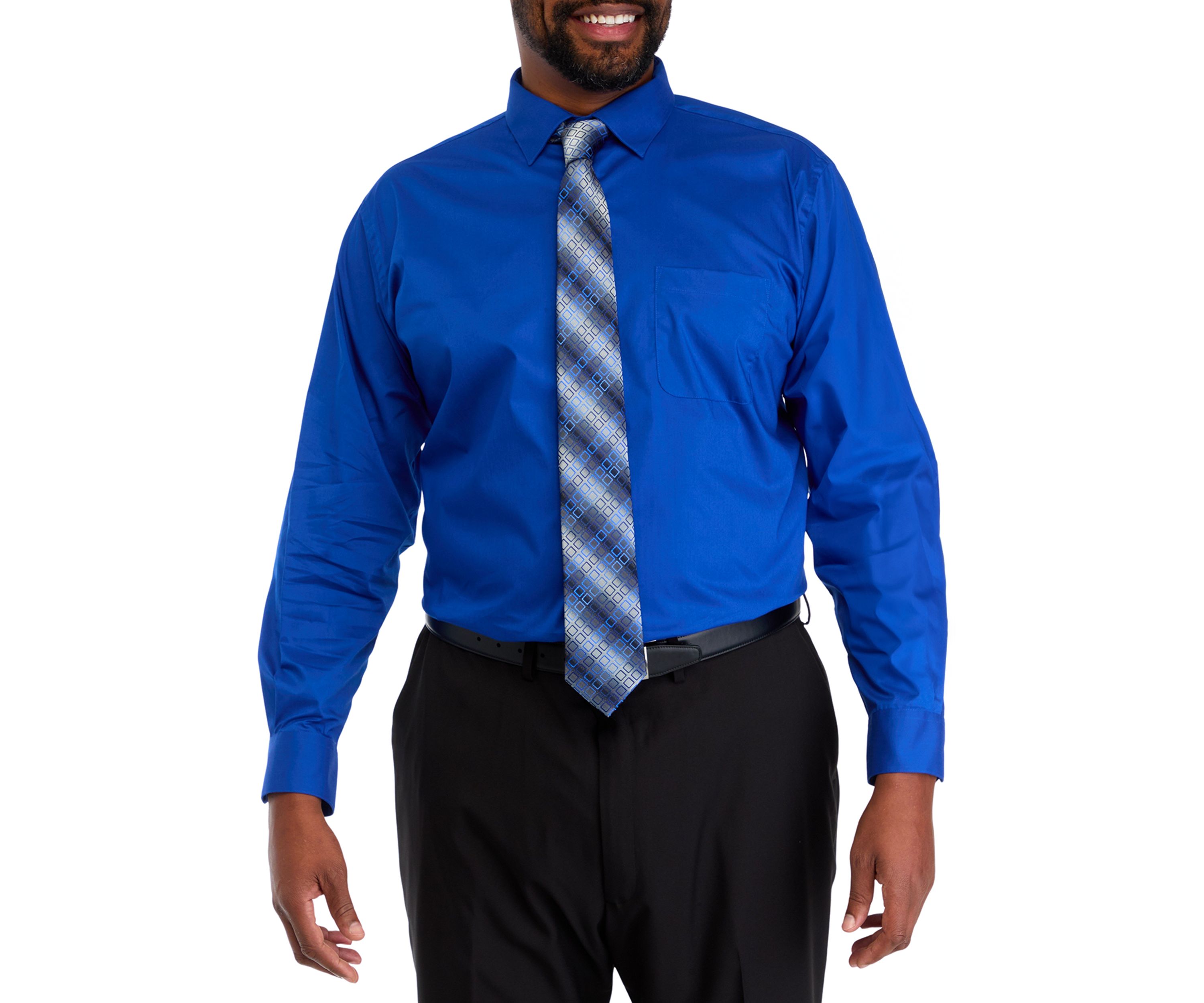 Mens Big Fashion Shirt and Tie Box Set