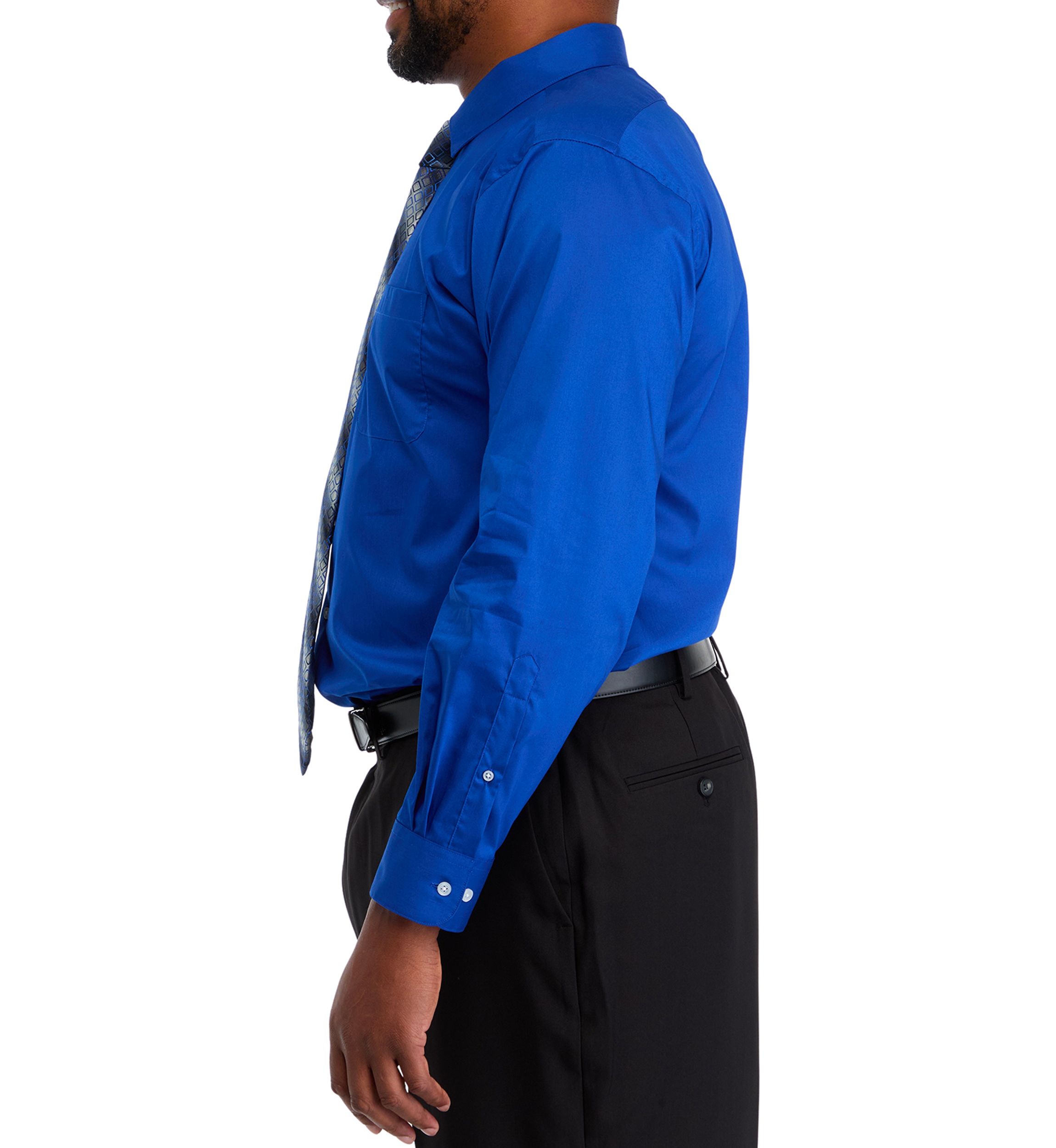 Mens Big Fashion Shirt and Tie Box Set