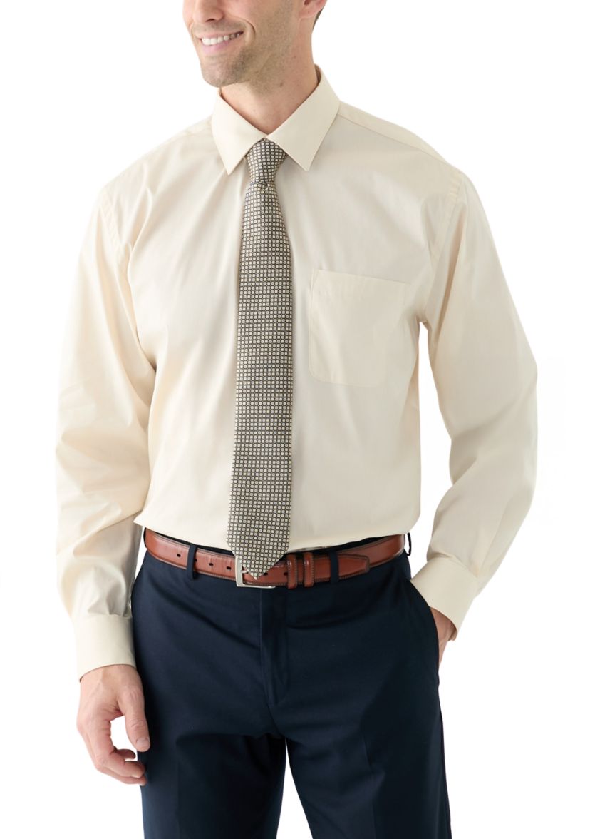 Woven Button Down Shirt and Tie Set