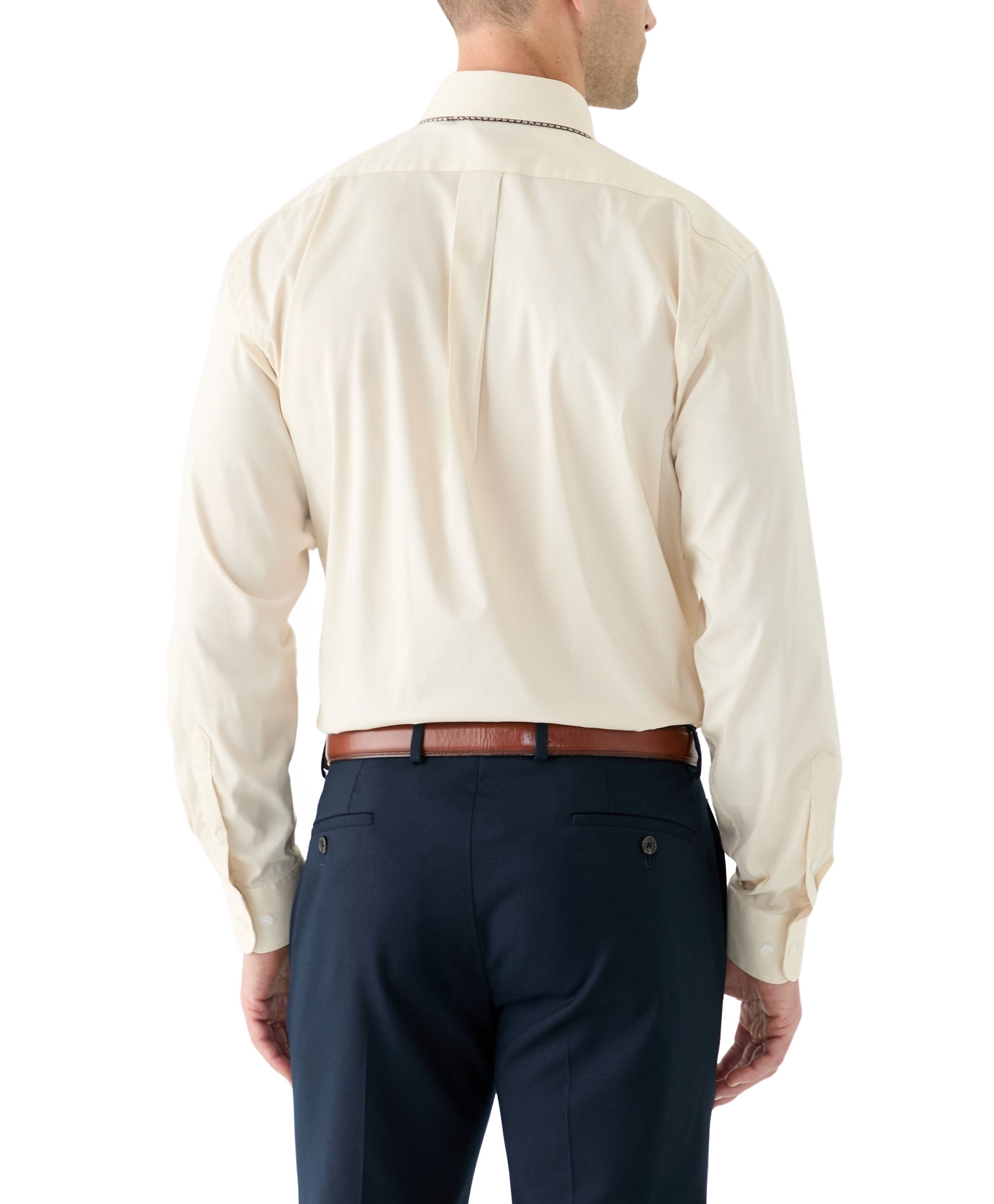 Woven Button Down Shirt and Tie Set