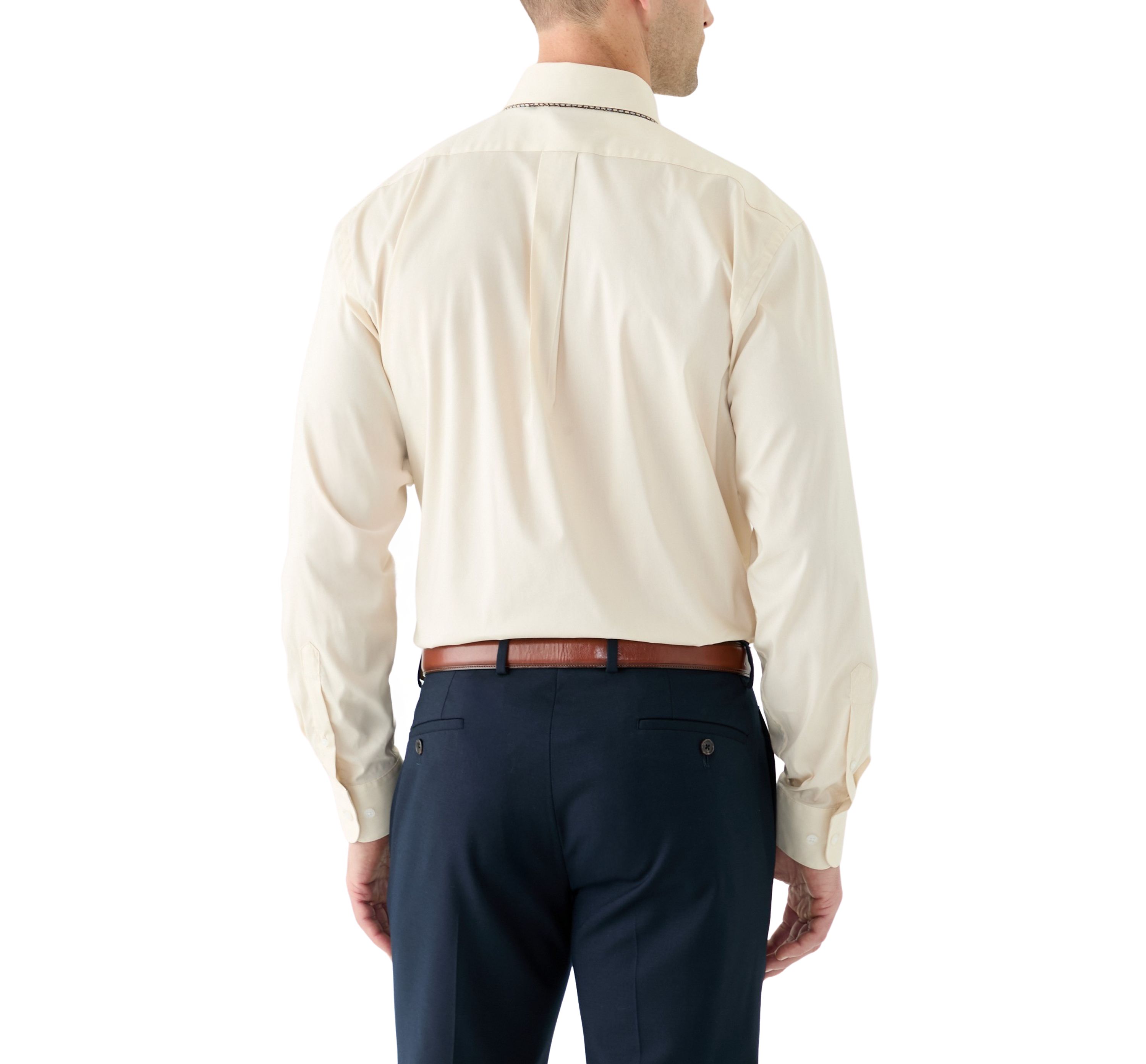 Woven Button Down Shirt and Tie Set