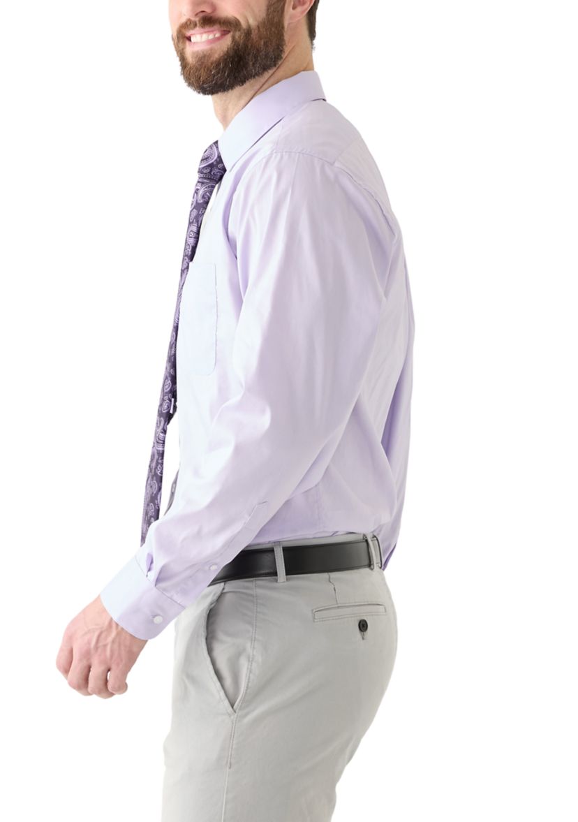 Printed Tie and Dress Shirt Set 