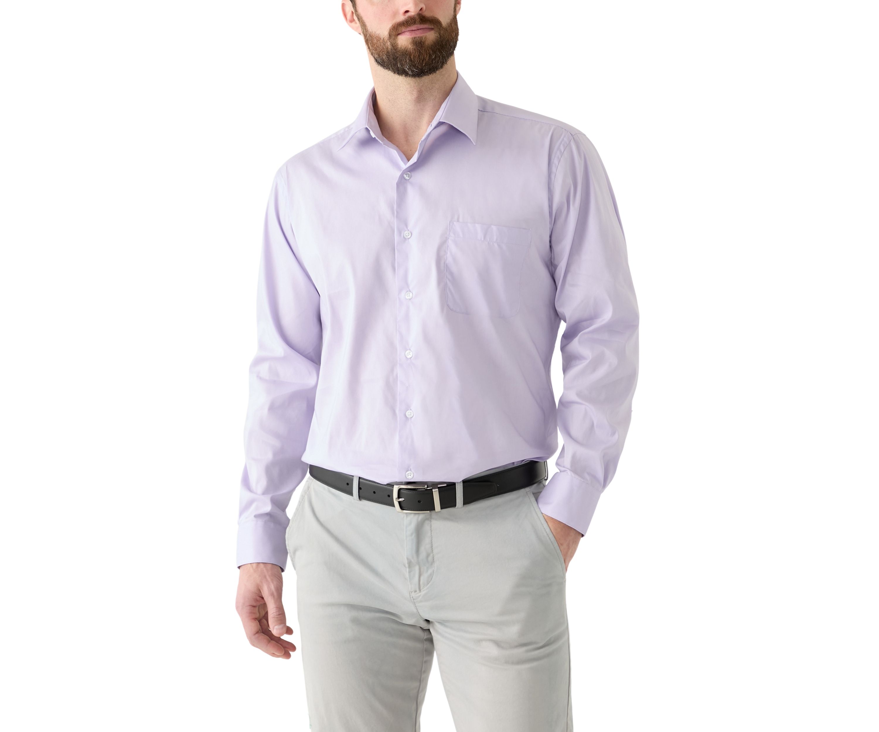 Printed Tie and Dress Shirt Set 