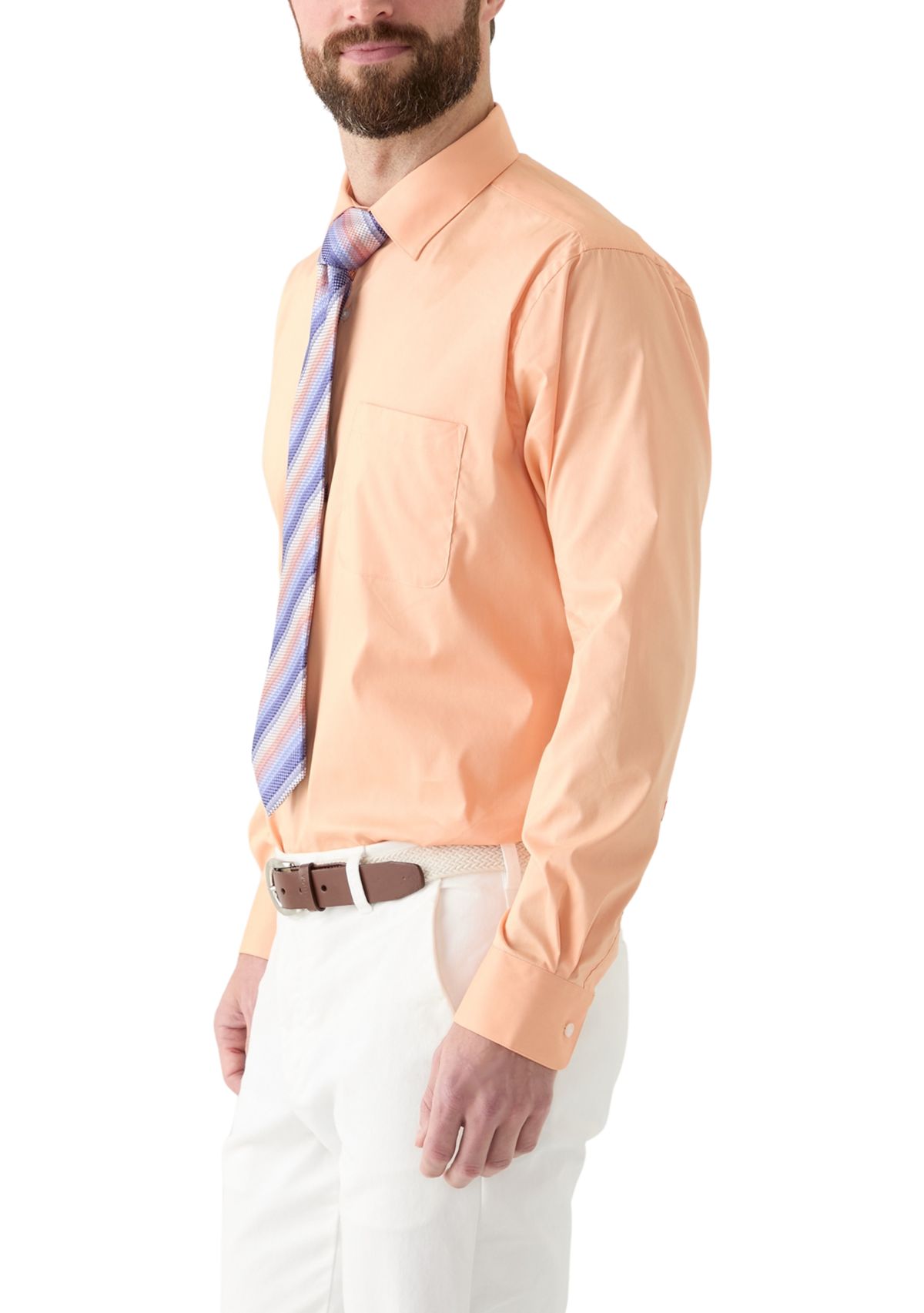 Printed Tie and Dress Shirt Set 