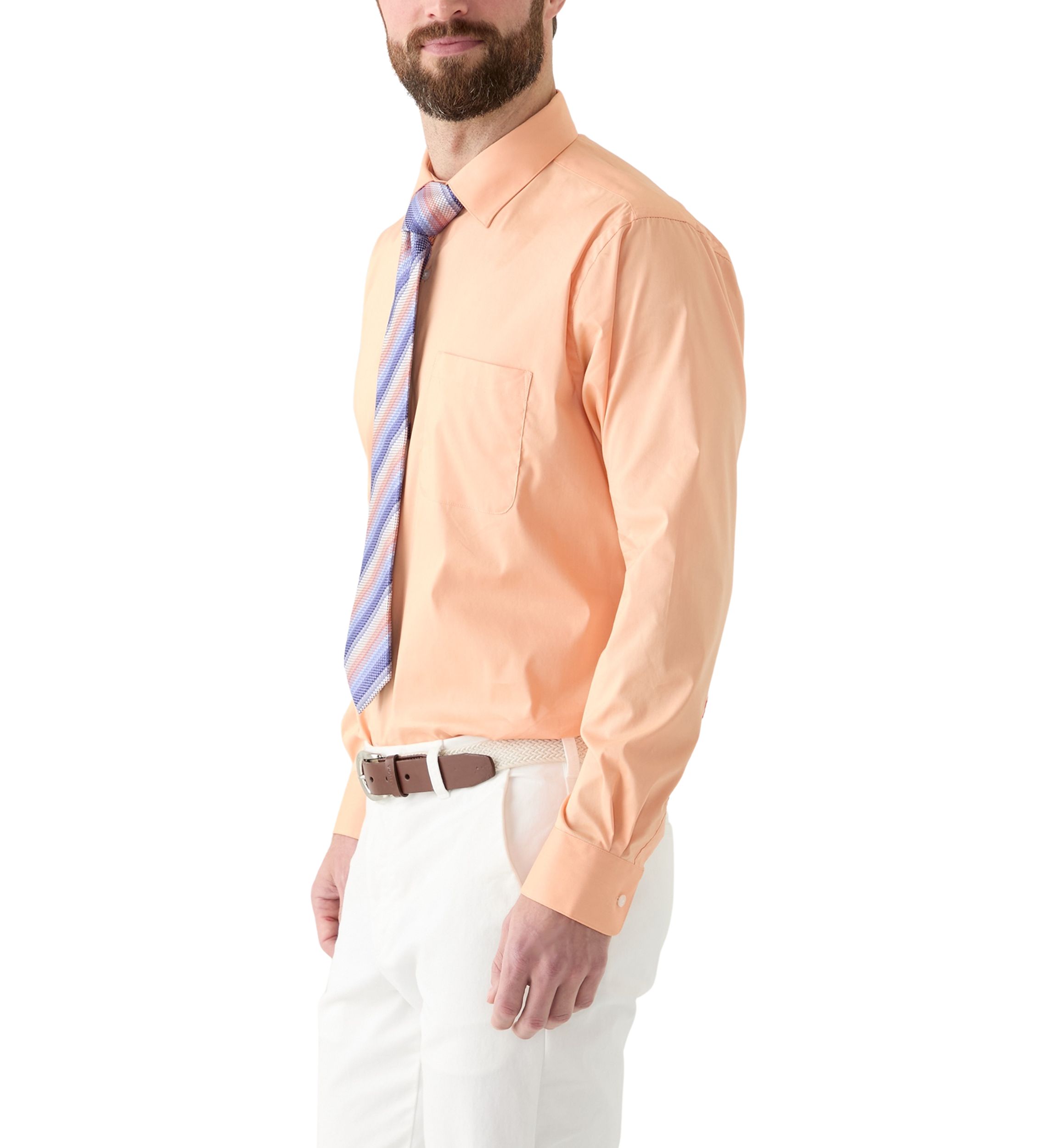 Printed Tie and Dress Shirt Set 