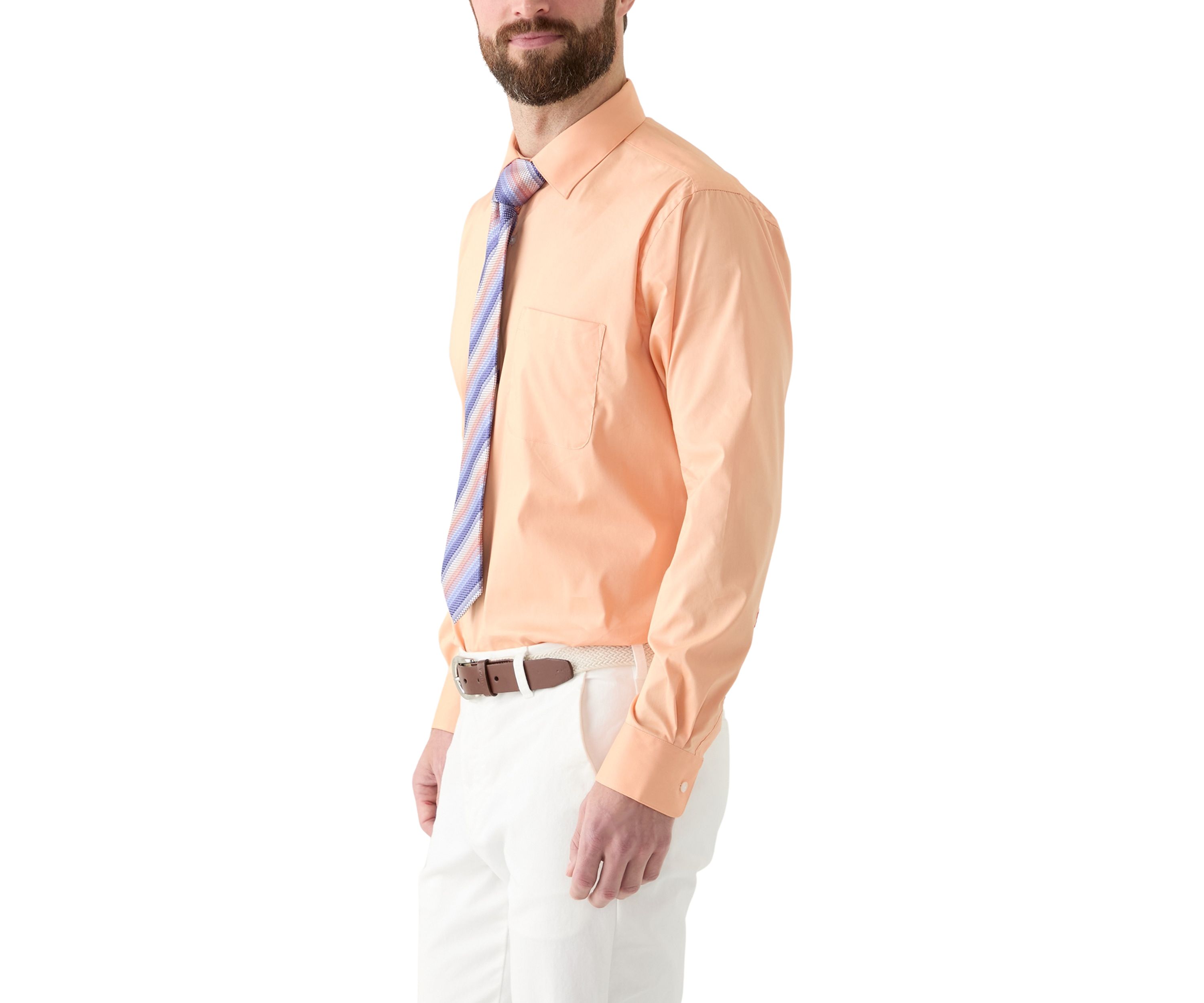 Printed Tie and Dress Shirt Set 