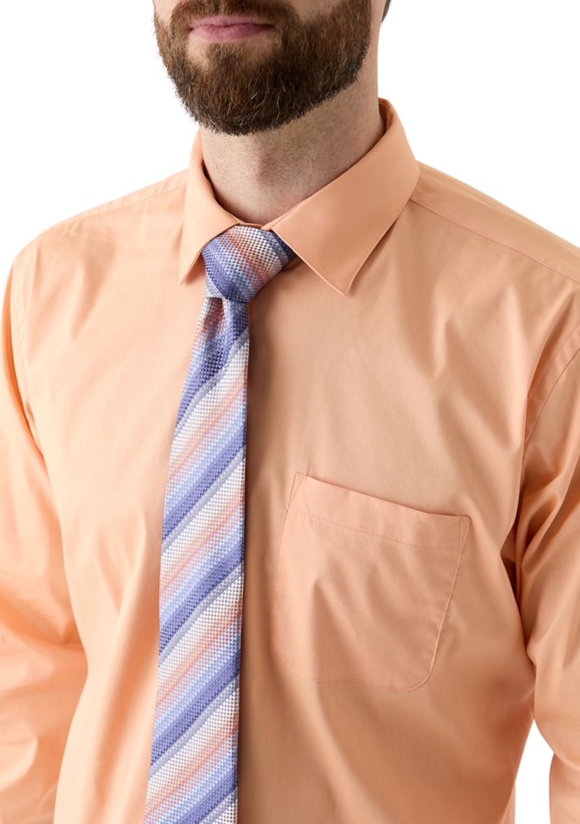 Printed Tie and Dress Shirt Set 