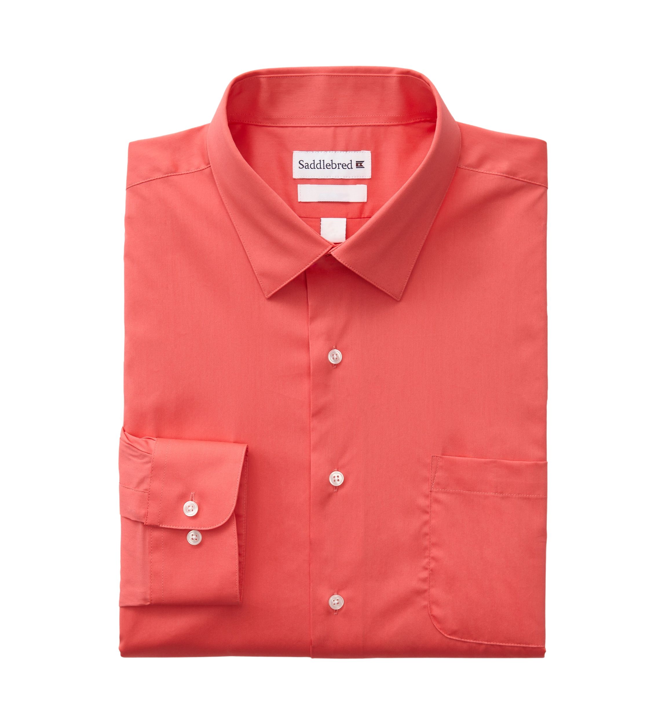 Stretch Solid Dress Shirt