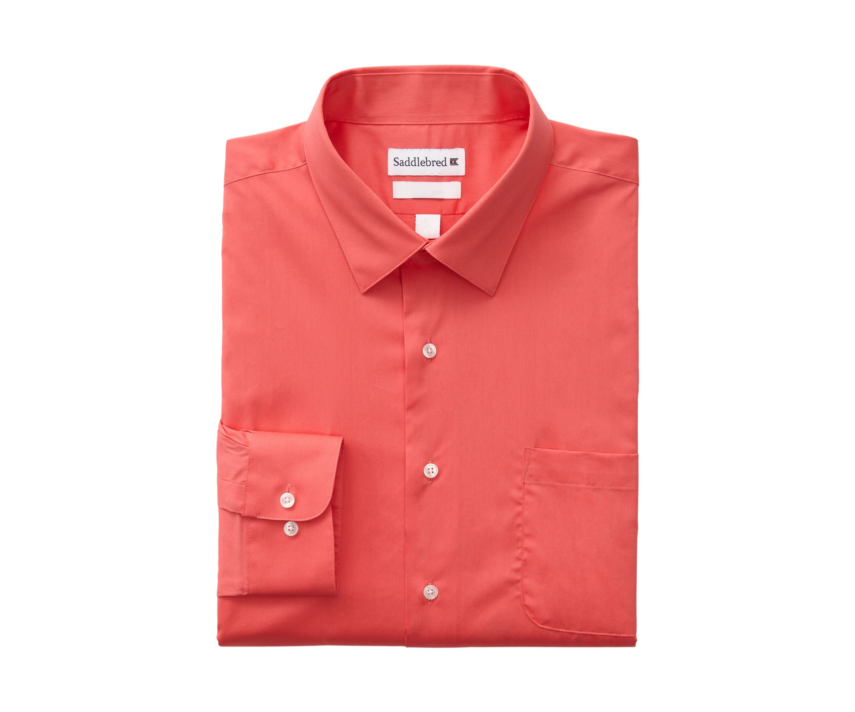 Stretch Solid Dress Shirt