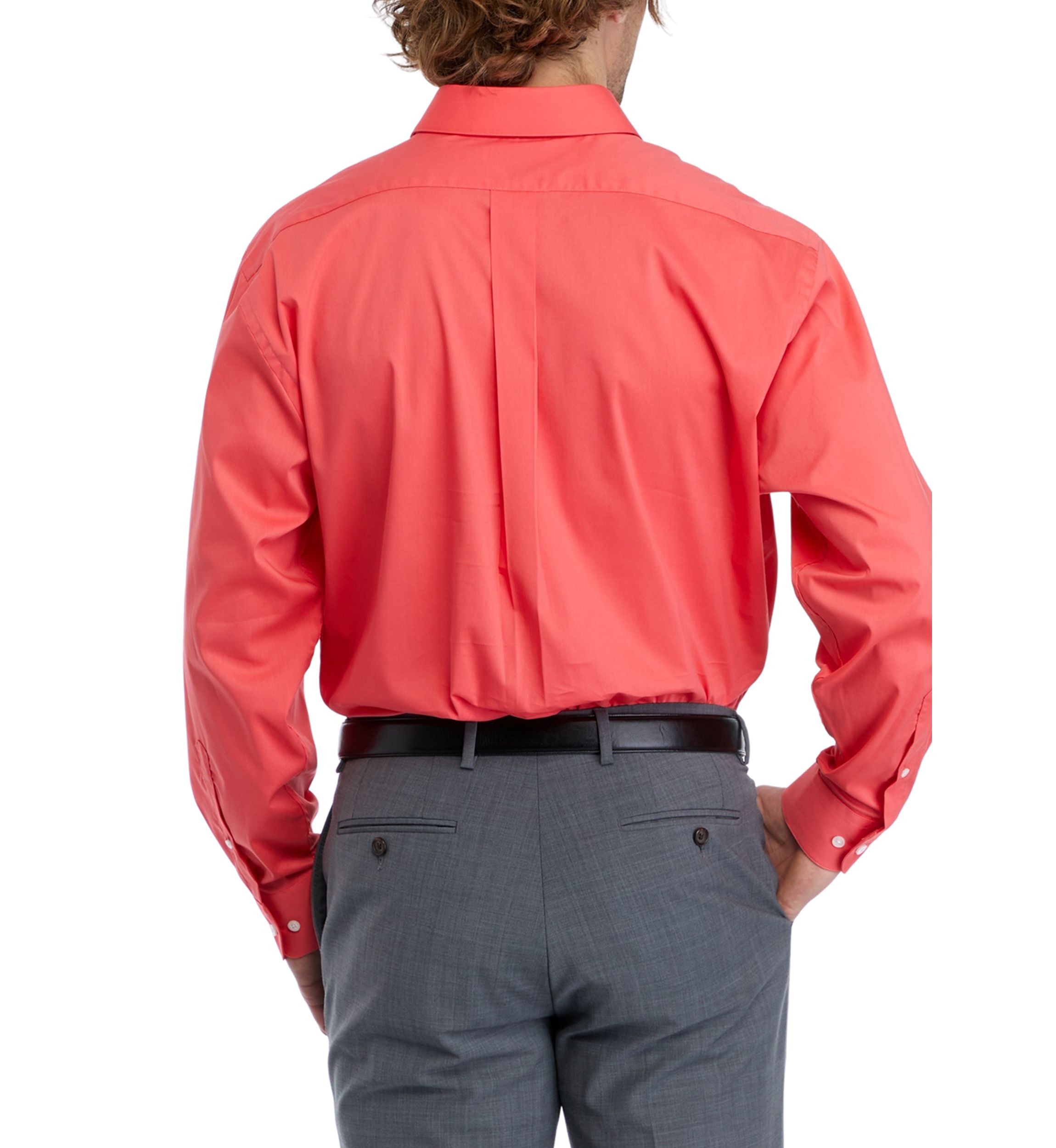 Stretch Solid Dress Shirt