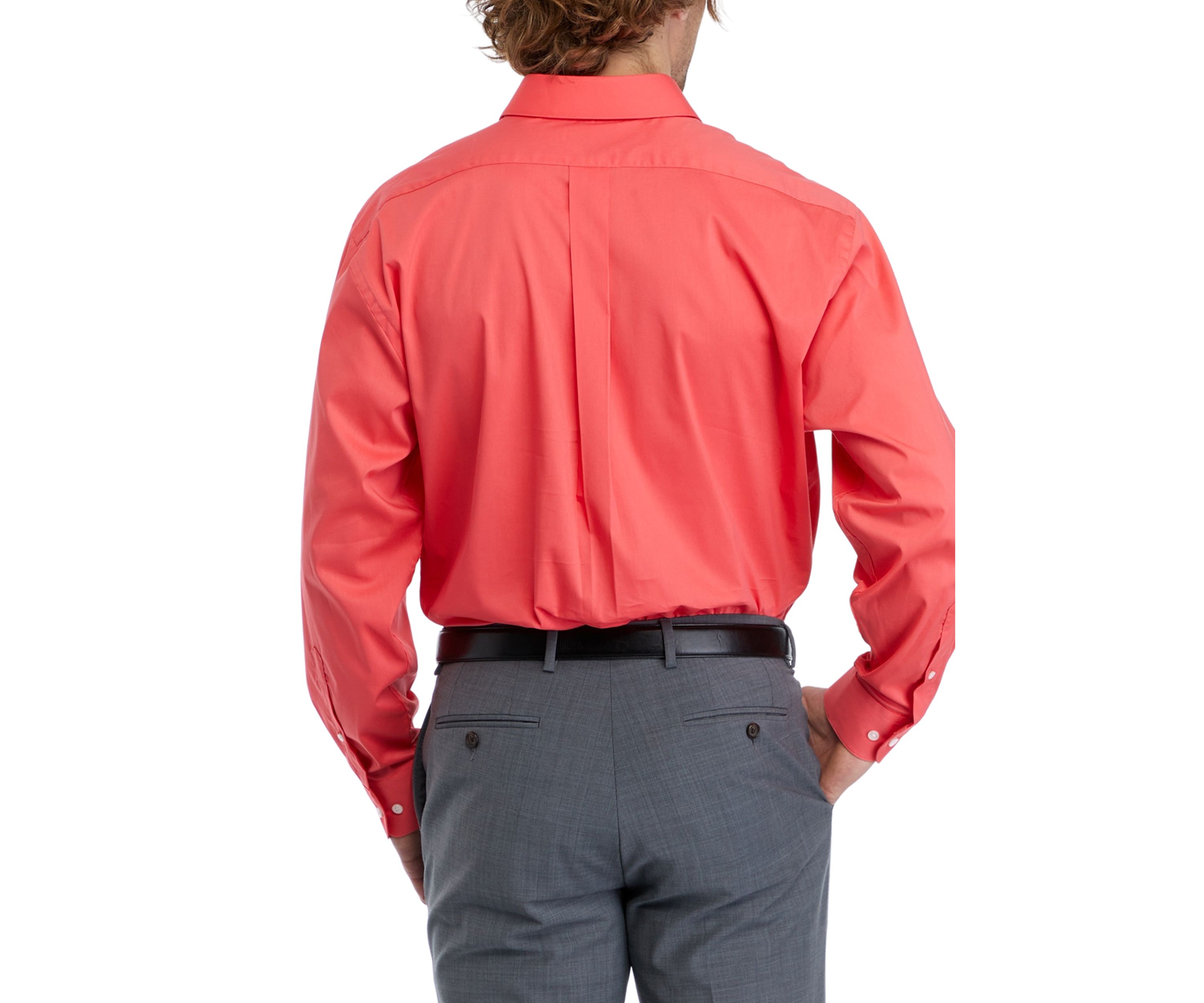 Stretch Solid Dress Shirt