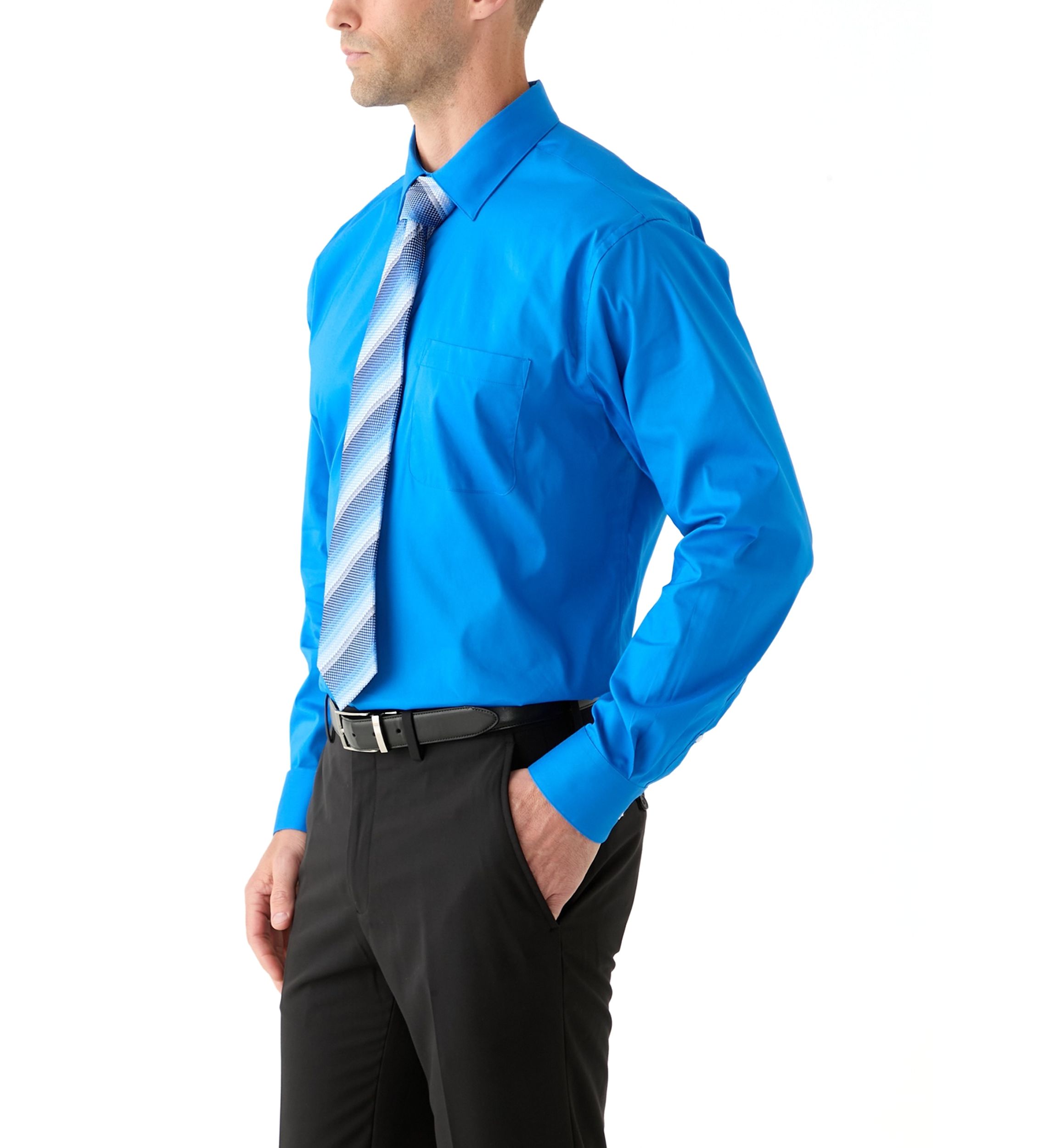 Long Sleeve Button Down Shirt and Tie Boxed Set