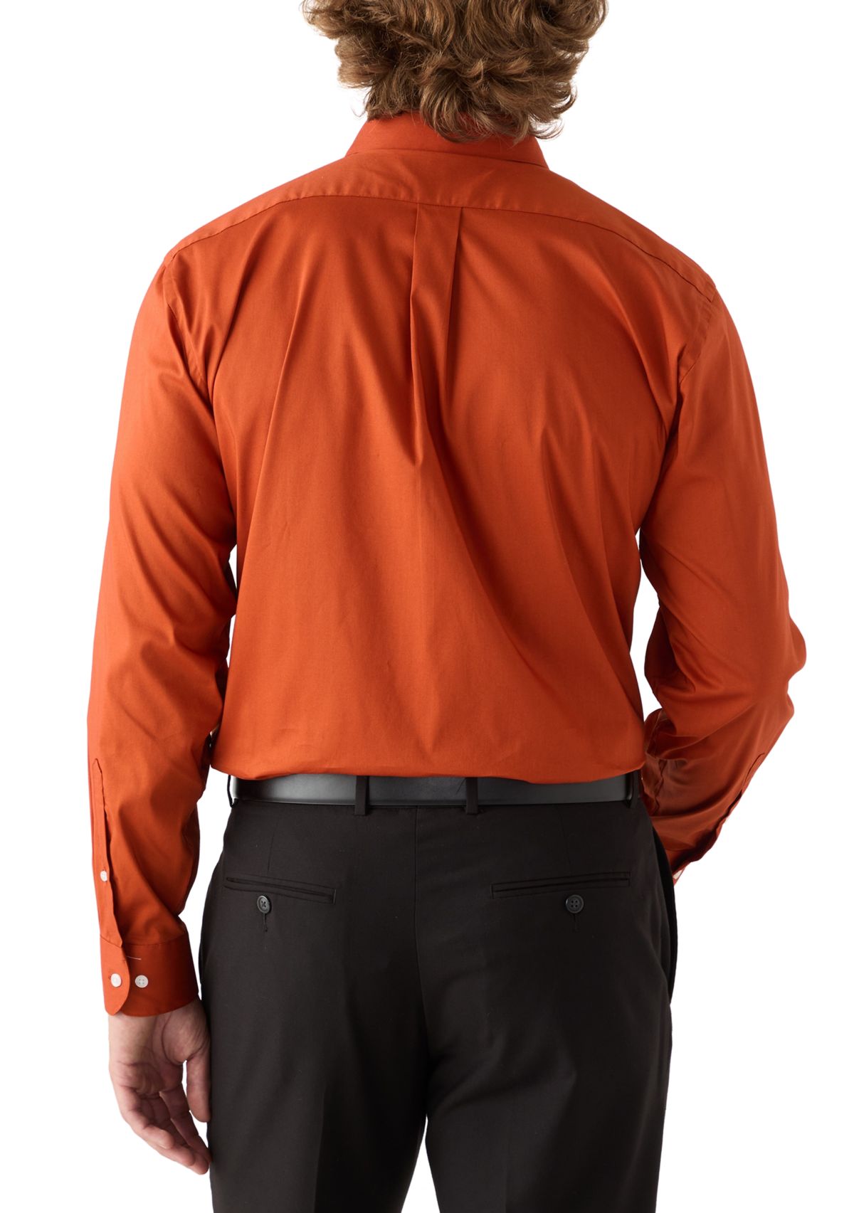 Rust Orange Dress Shirt