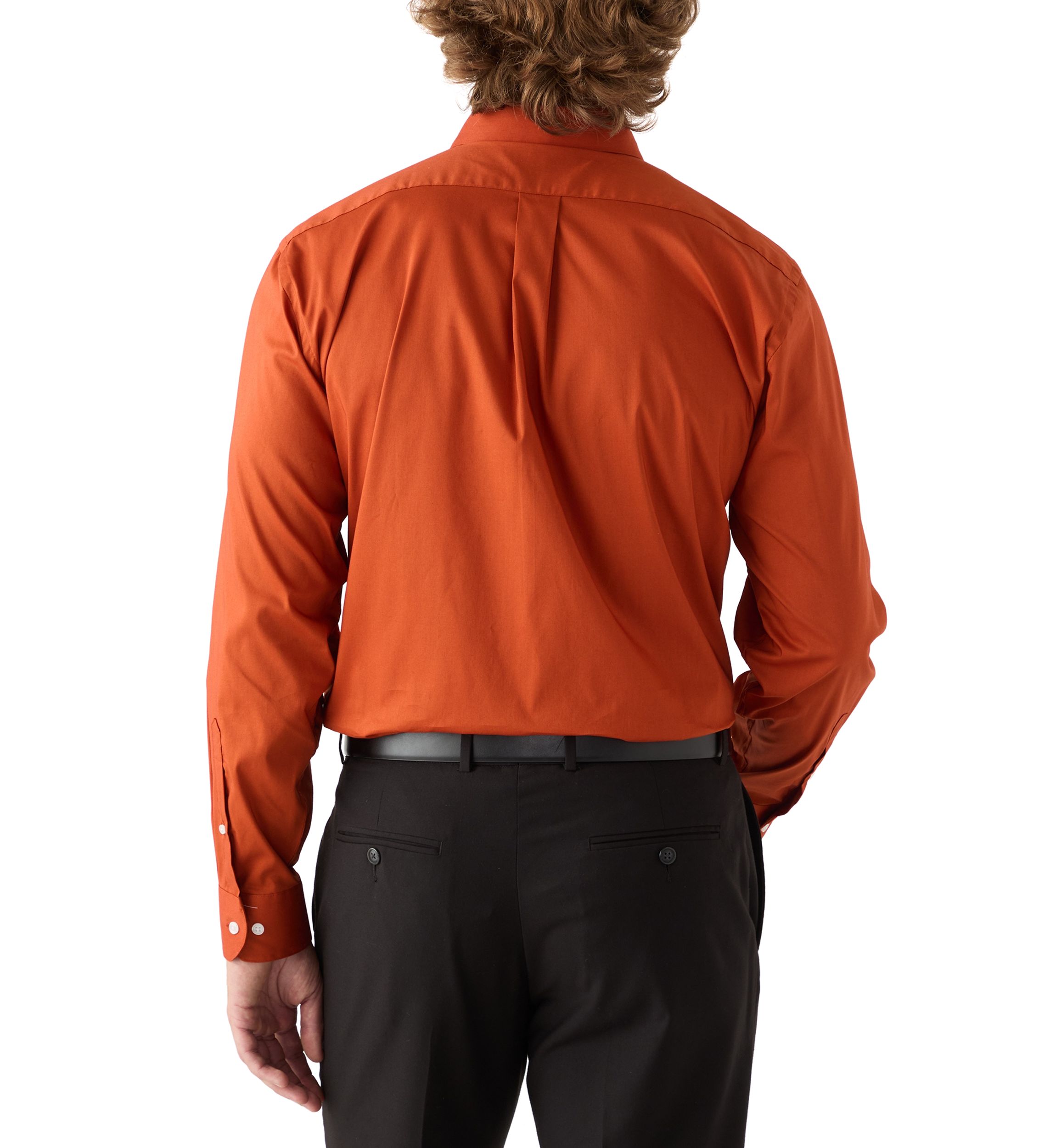 Rust Orange Dress Shirt