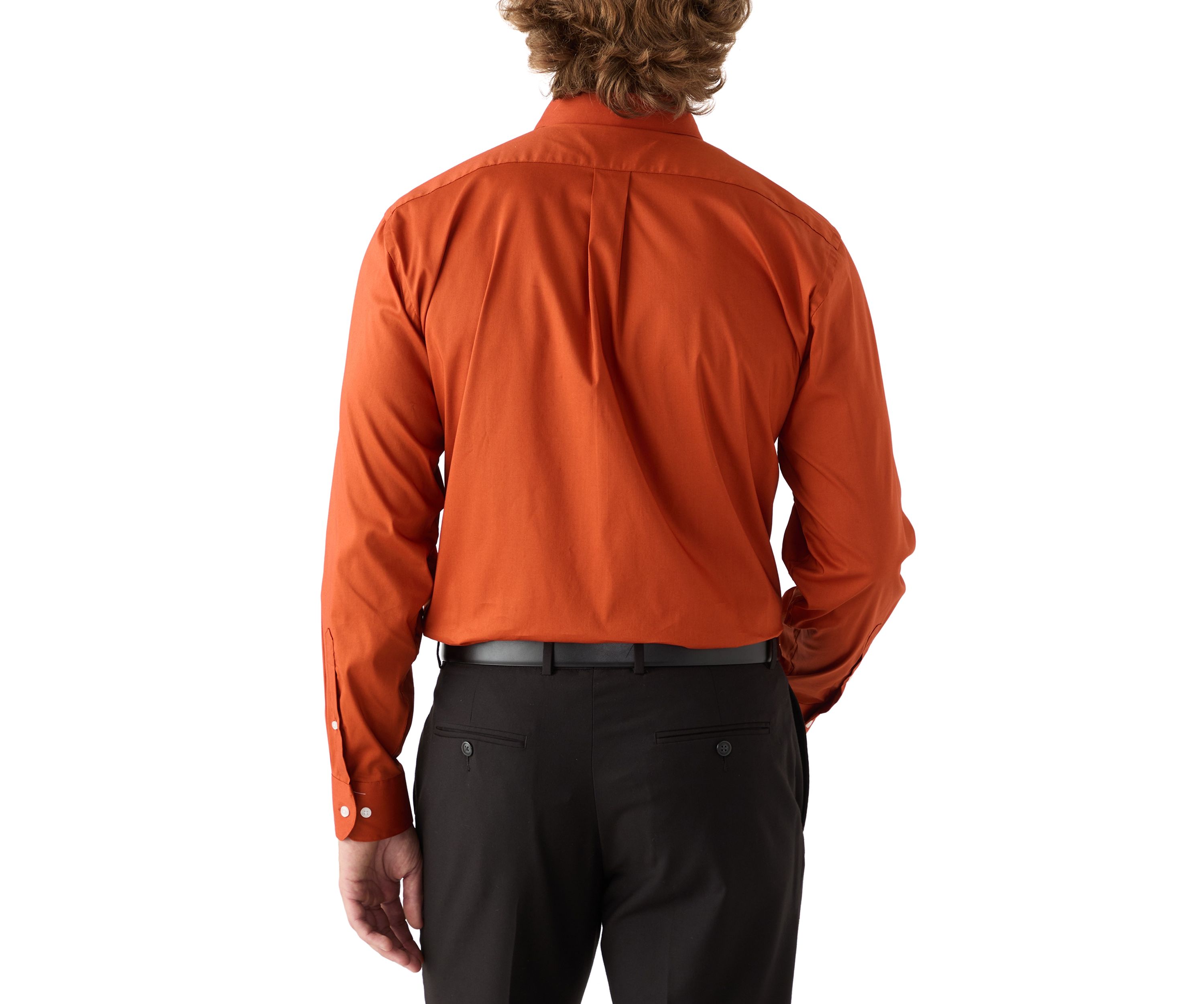 Rust Orange Dress Shirt