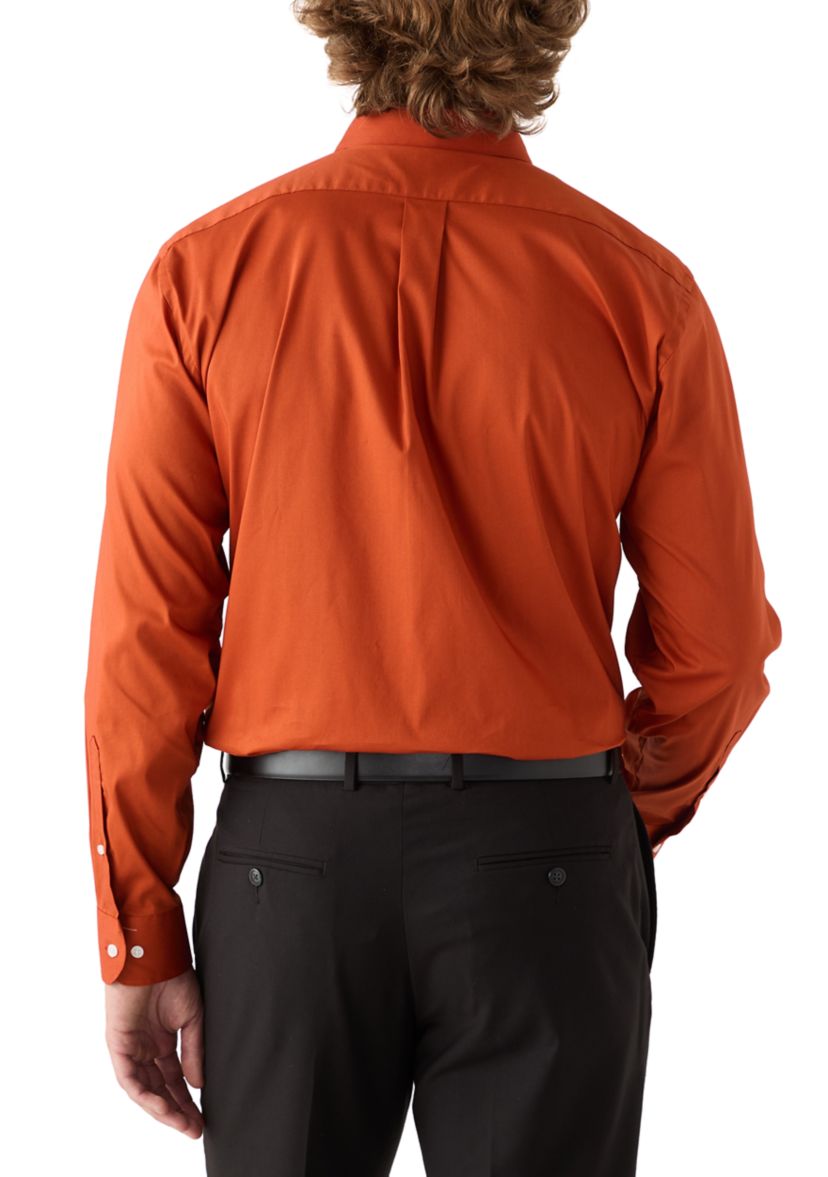 Rust Orange Dress Shirt