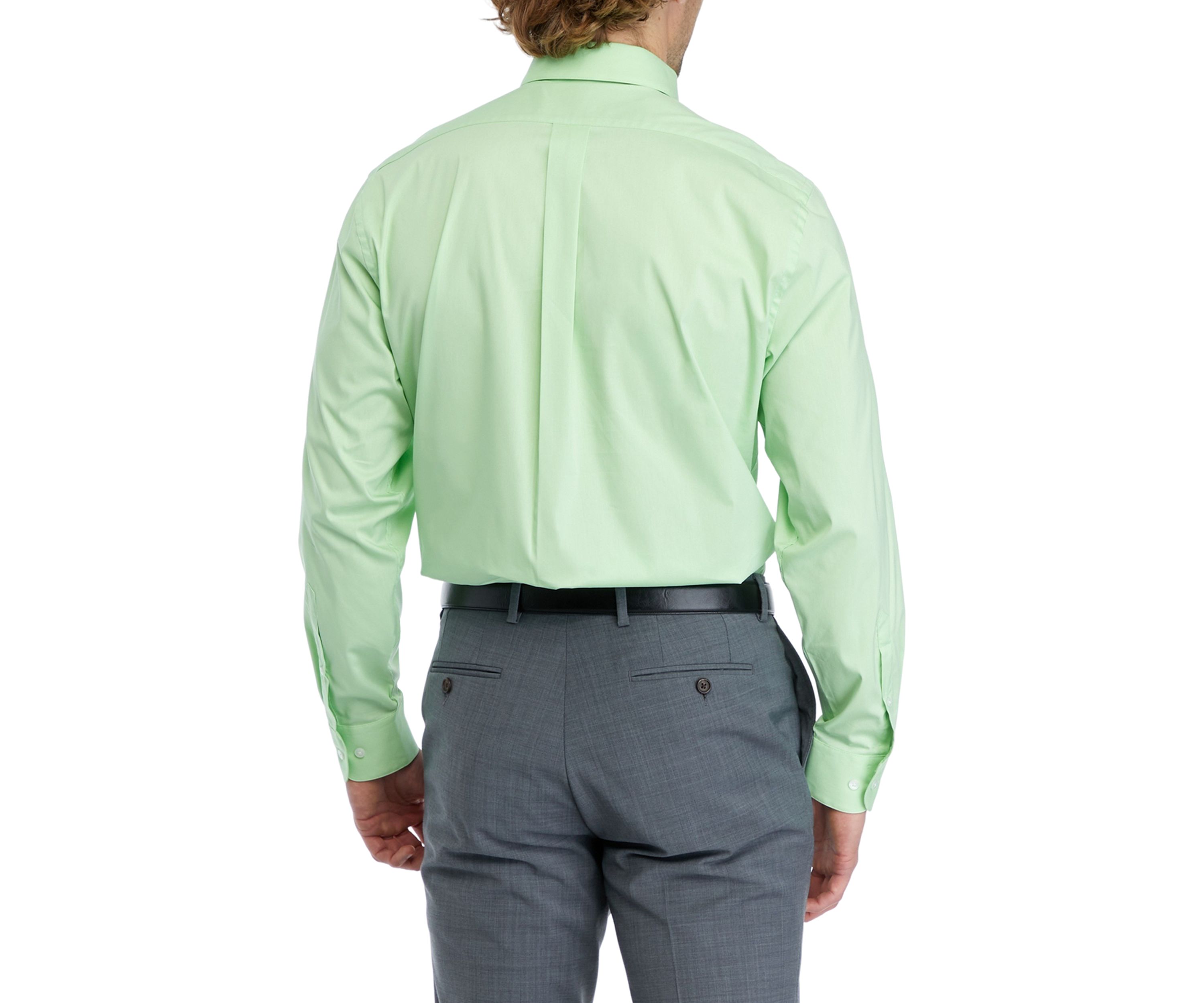 Solid Dress Shirt and Printed Tie Set 
