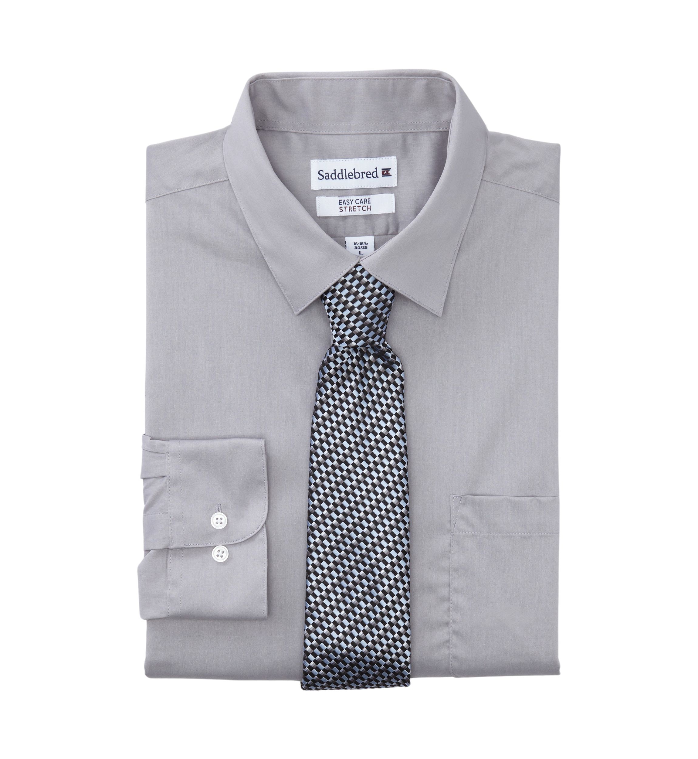 Two-Piece Shirt & Tie Set 