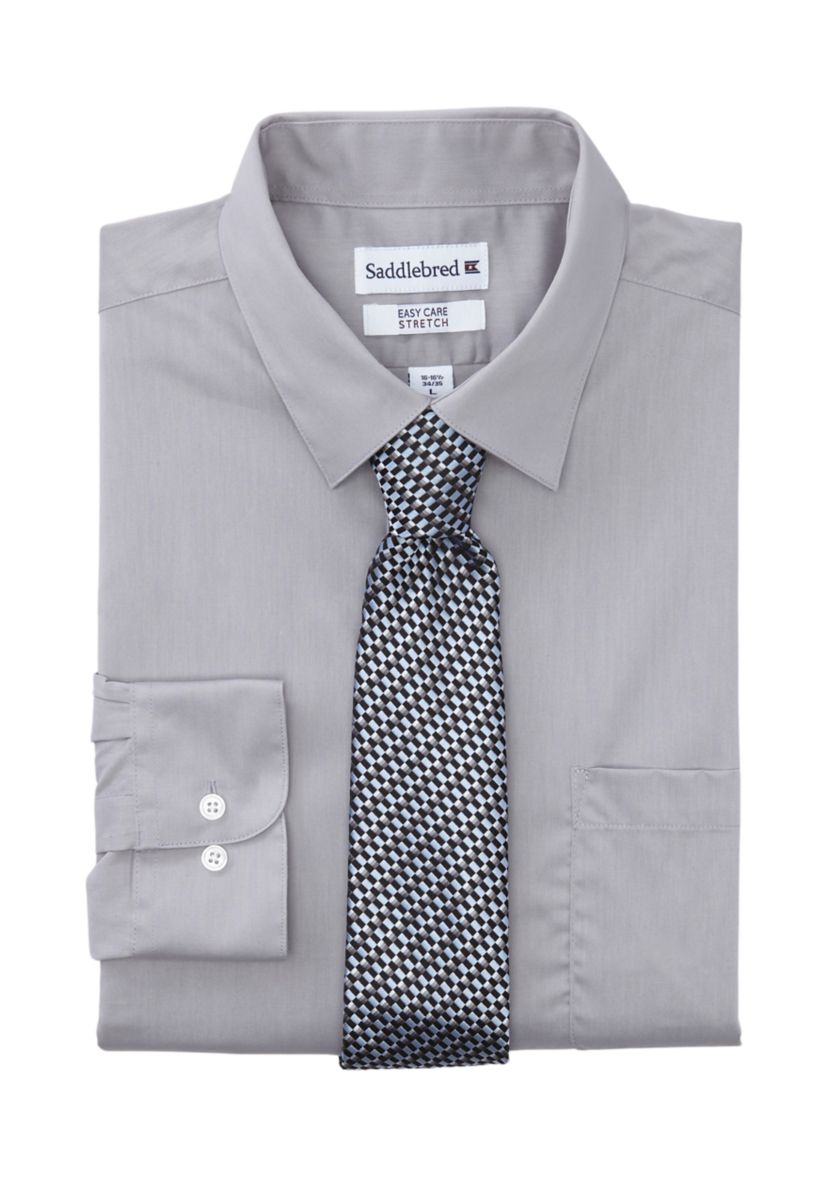 Two-Piece Shirt & Tie Set 