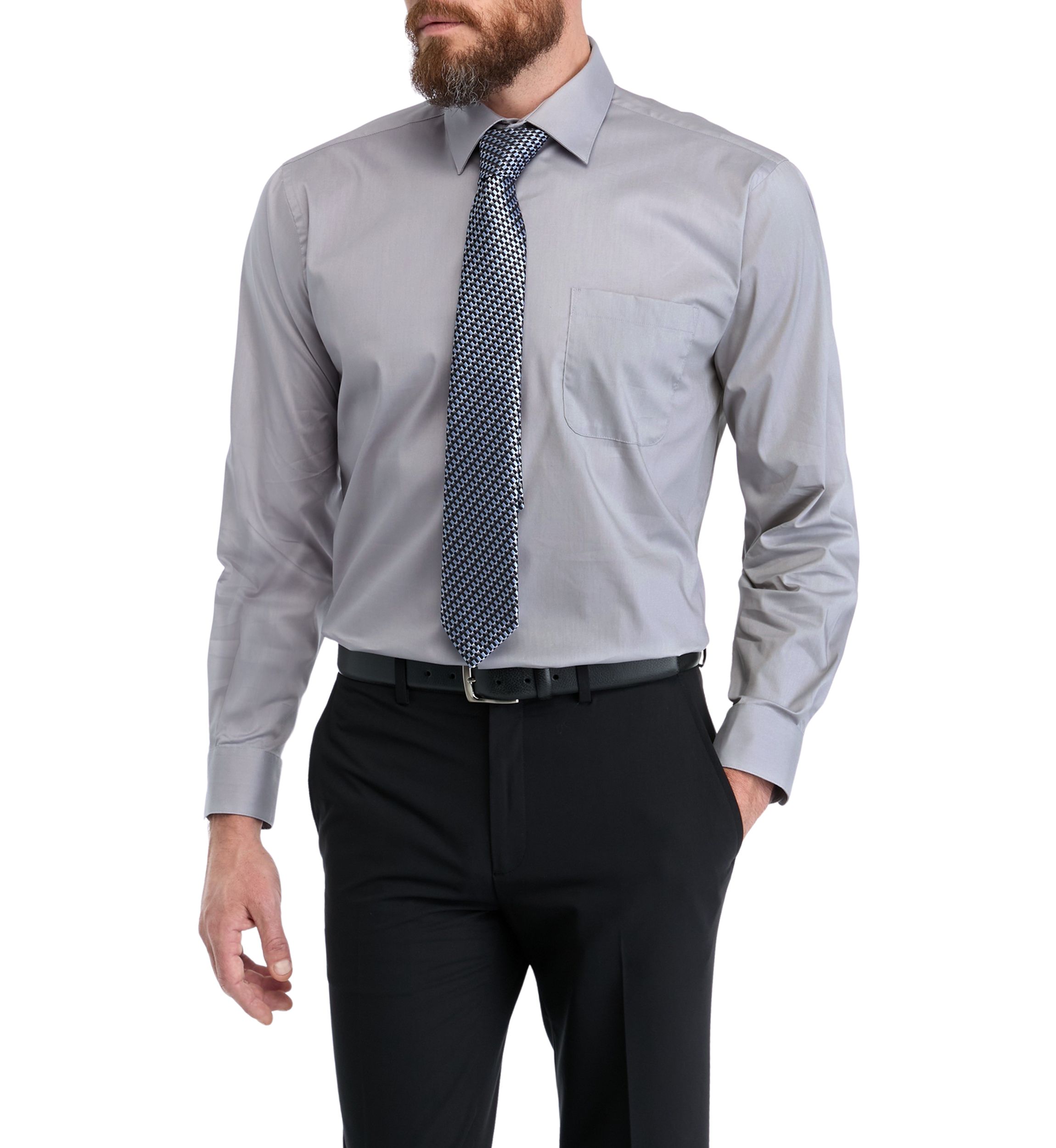 Two-Piece Shirt & Tie Set 