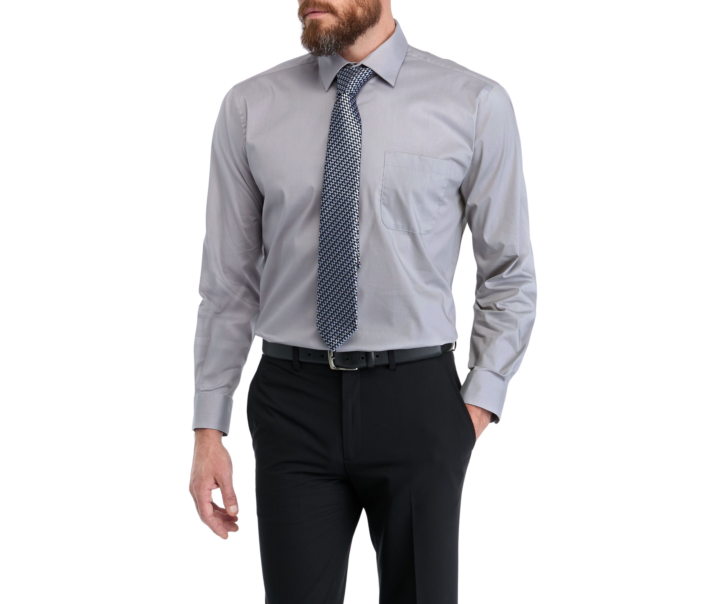 Two-Piece Shirt & Tie Set 
