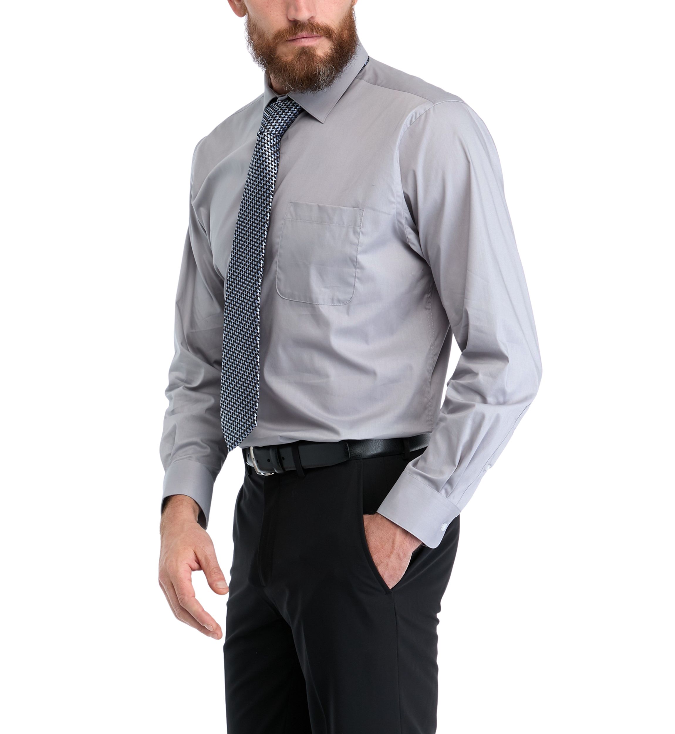 Two-Piece Shirt & Tie Set 