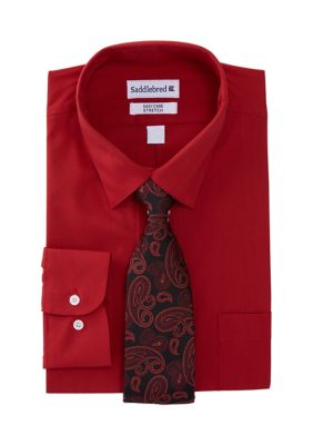 dress shirt with tie set