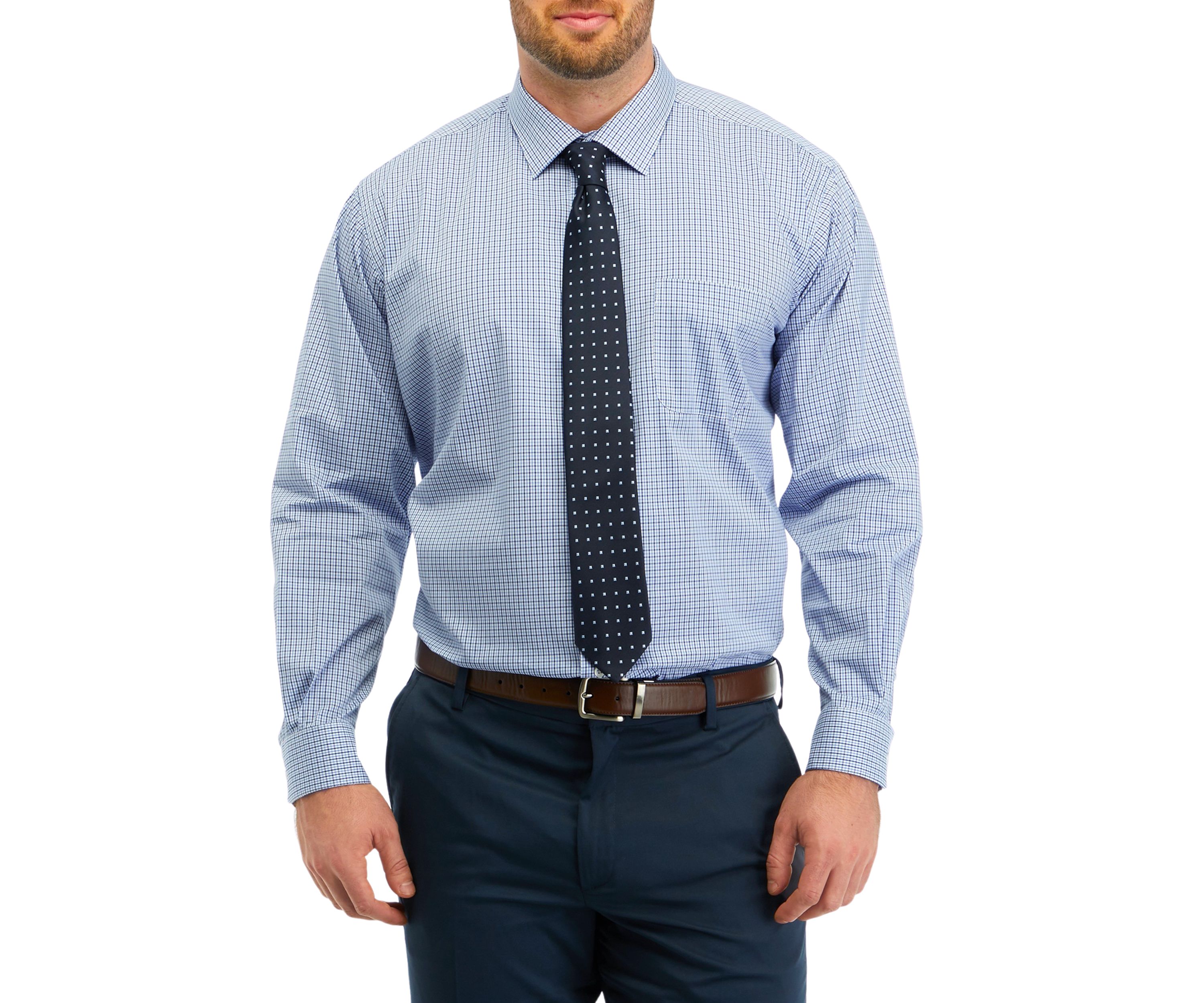Mens Tall Shirt and Tie Set - Boxed