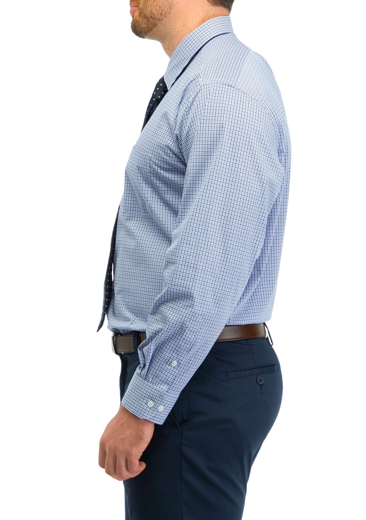 Mens Tall Shirt and Tie Set - Boxed