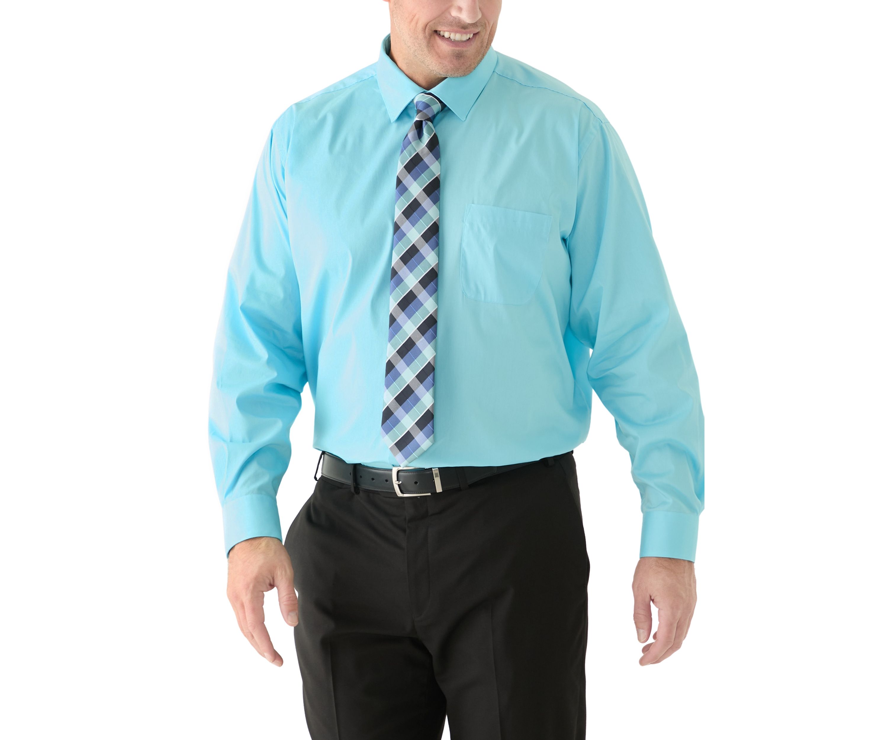 Mens Tall Fashion Shirt and Tie Box Set