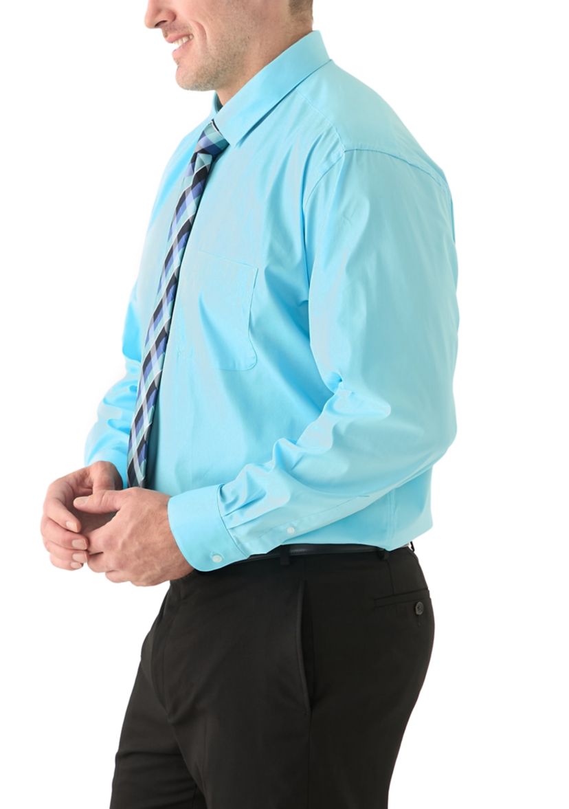 Mens Tall Fashion Shirt and Tie Box Set