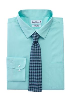 Saddlebred® Big & Tall Collared Shirt and Tie Set | belk