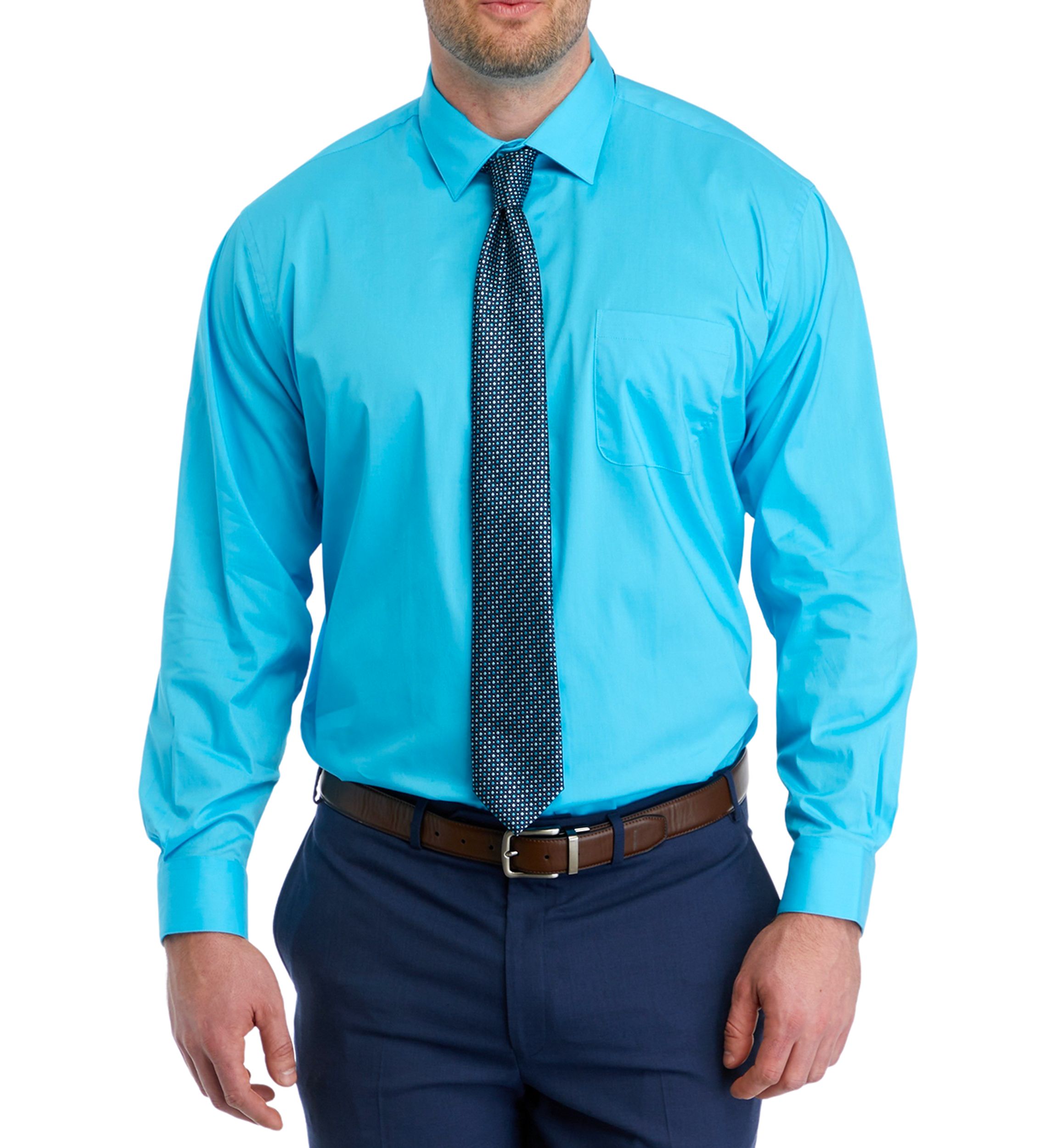 Mens Tall Shirt and Tie Set