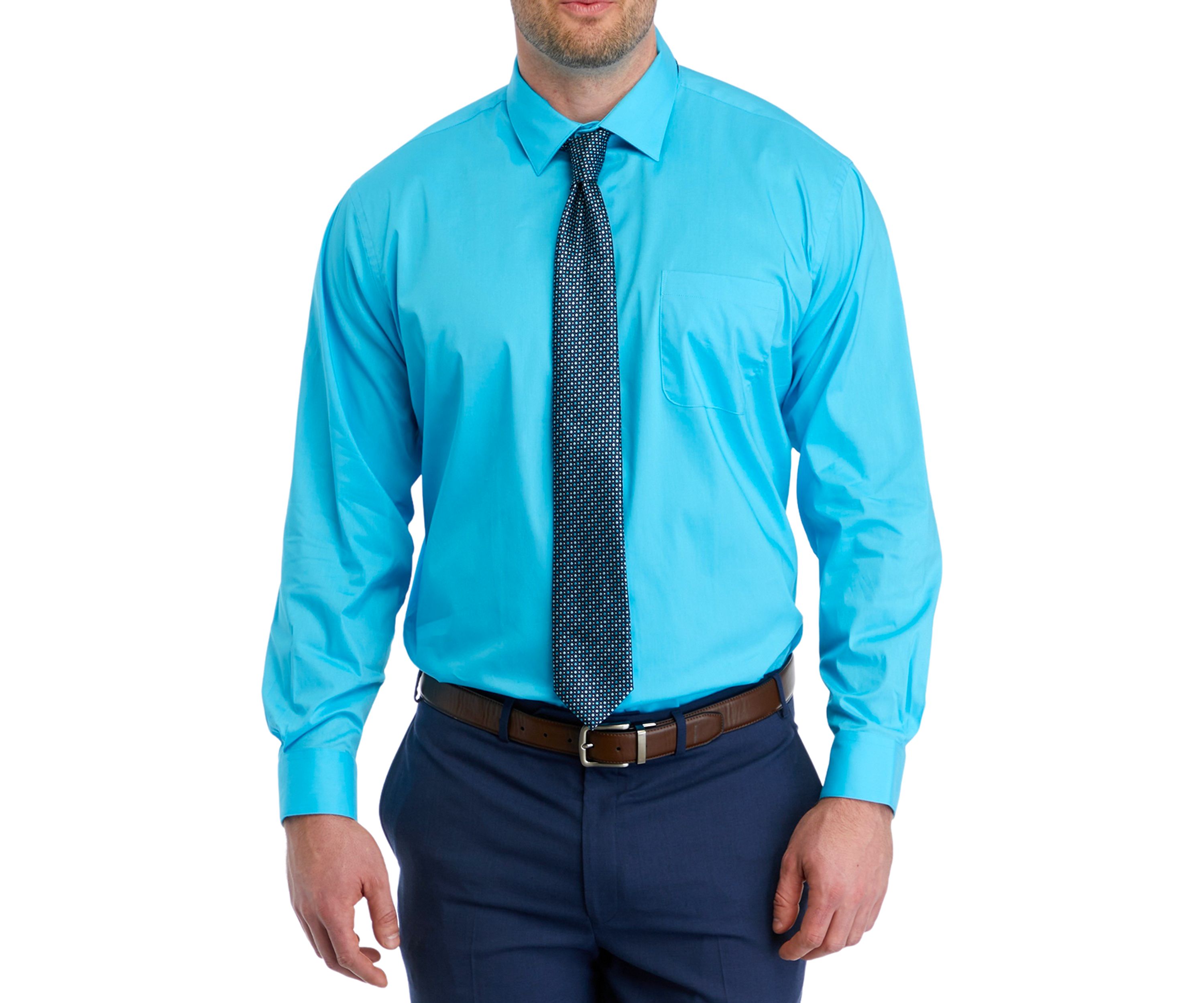 Mens Tall Shirt and Tie Set