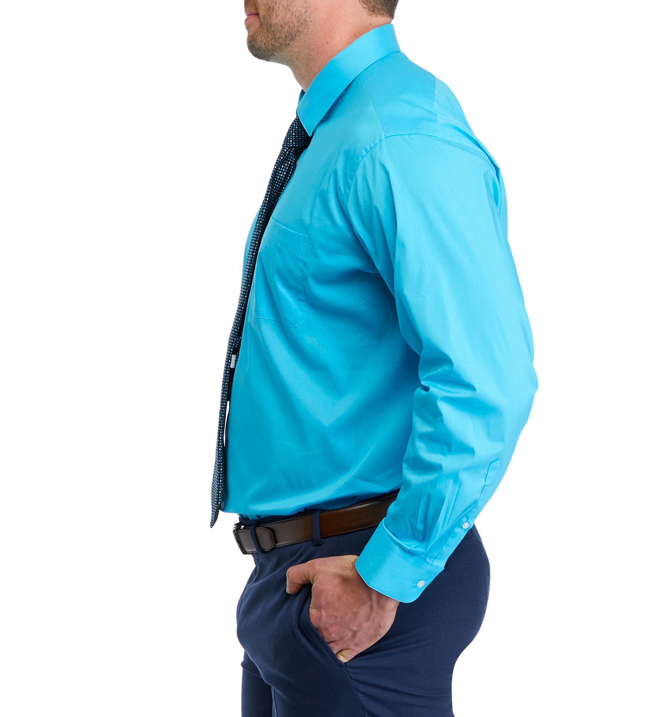 Mens Tall Shirt and Tie Set