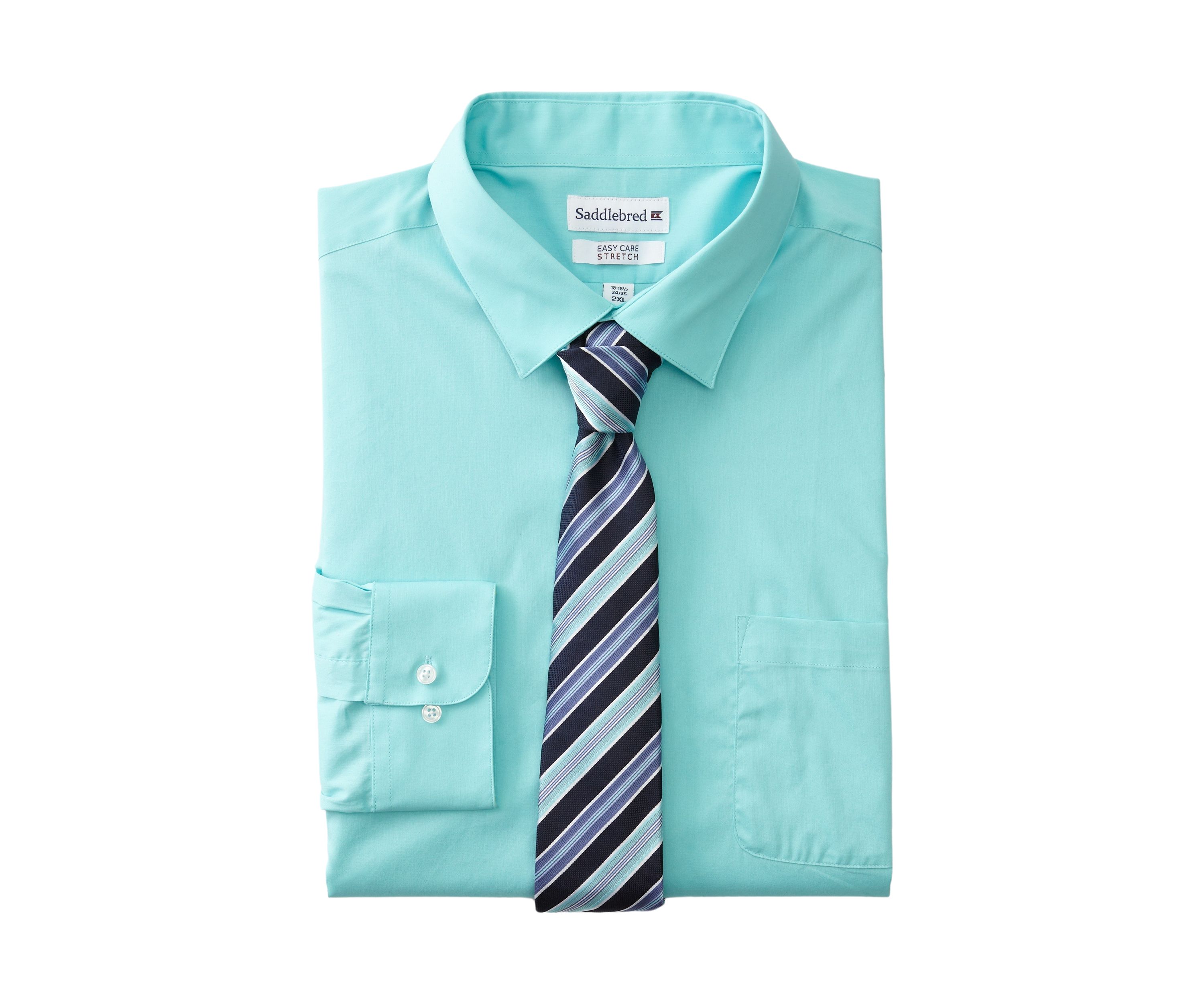 Mens Tall Shirt and Tie Set