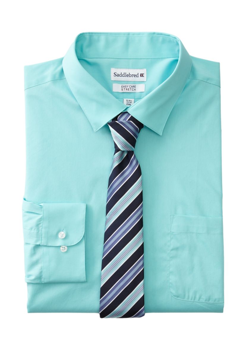 Mens Tall Shirt and Tie Set