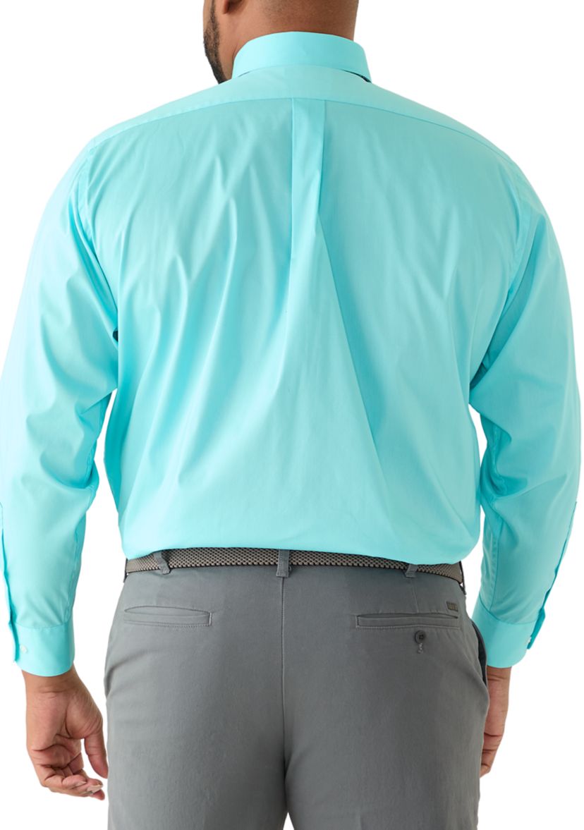 men dress shirt tie set BRUNO CONTE SHIRT & TIE SET/Bc1163 TEAL6/7 / 16.5