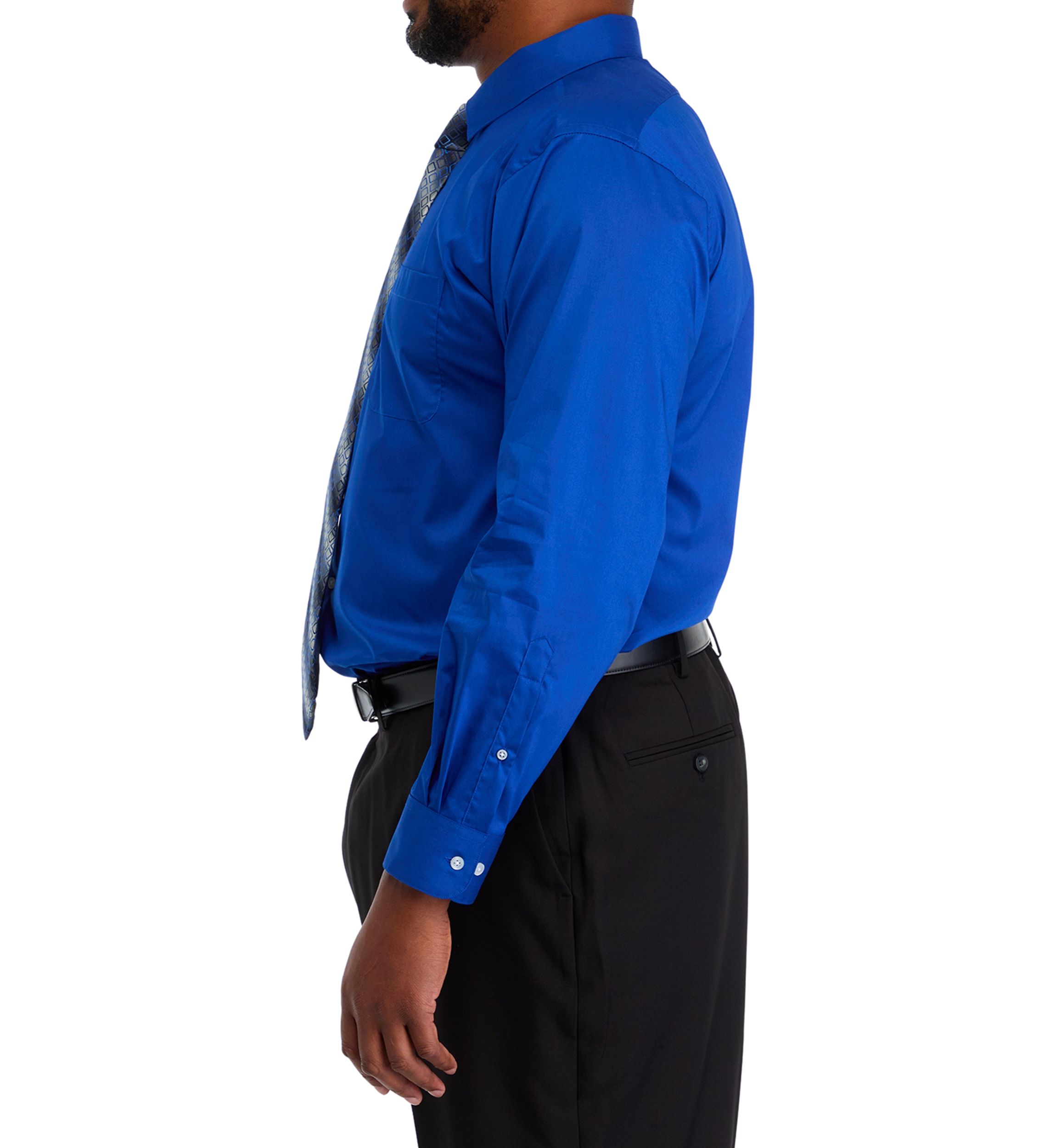 Big & Tall   Two-Piece Shirt & Tie Set 