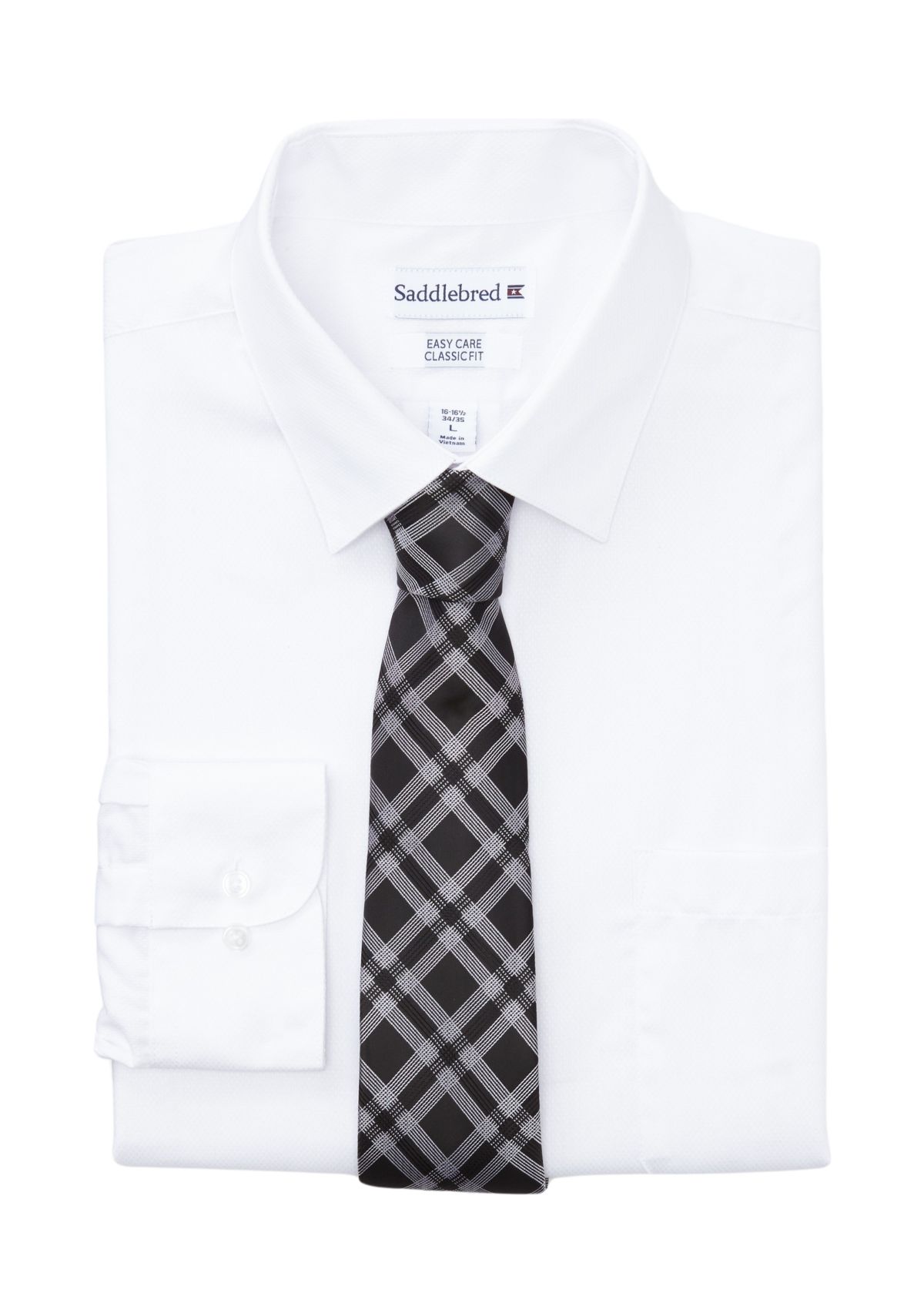  Two-Piece Shirt & Tie Set 