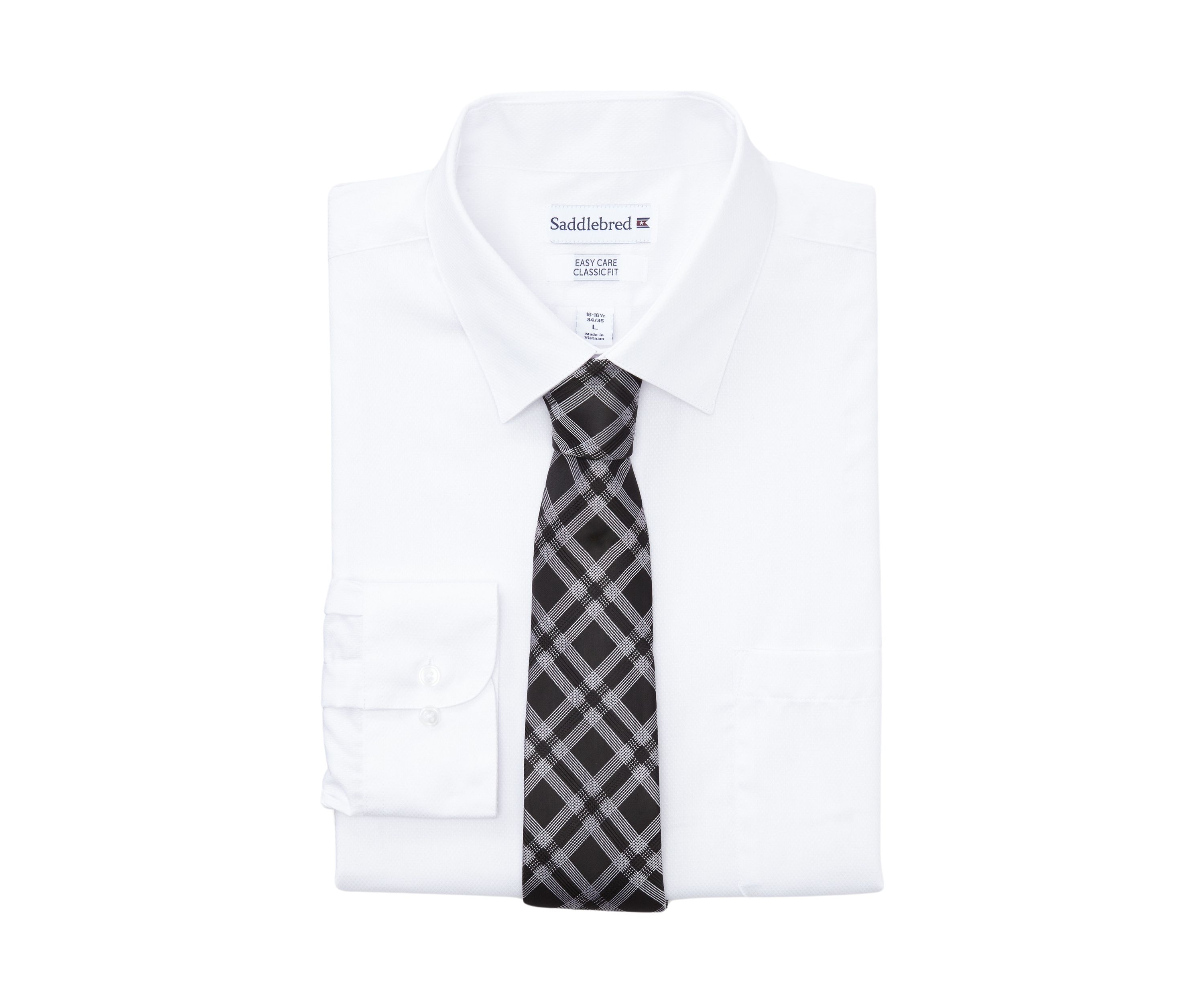  Two-Piece Shirt & Tie Set 