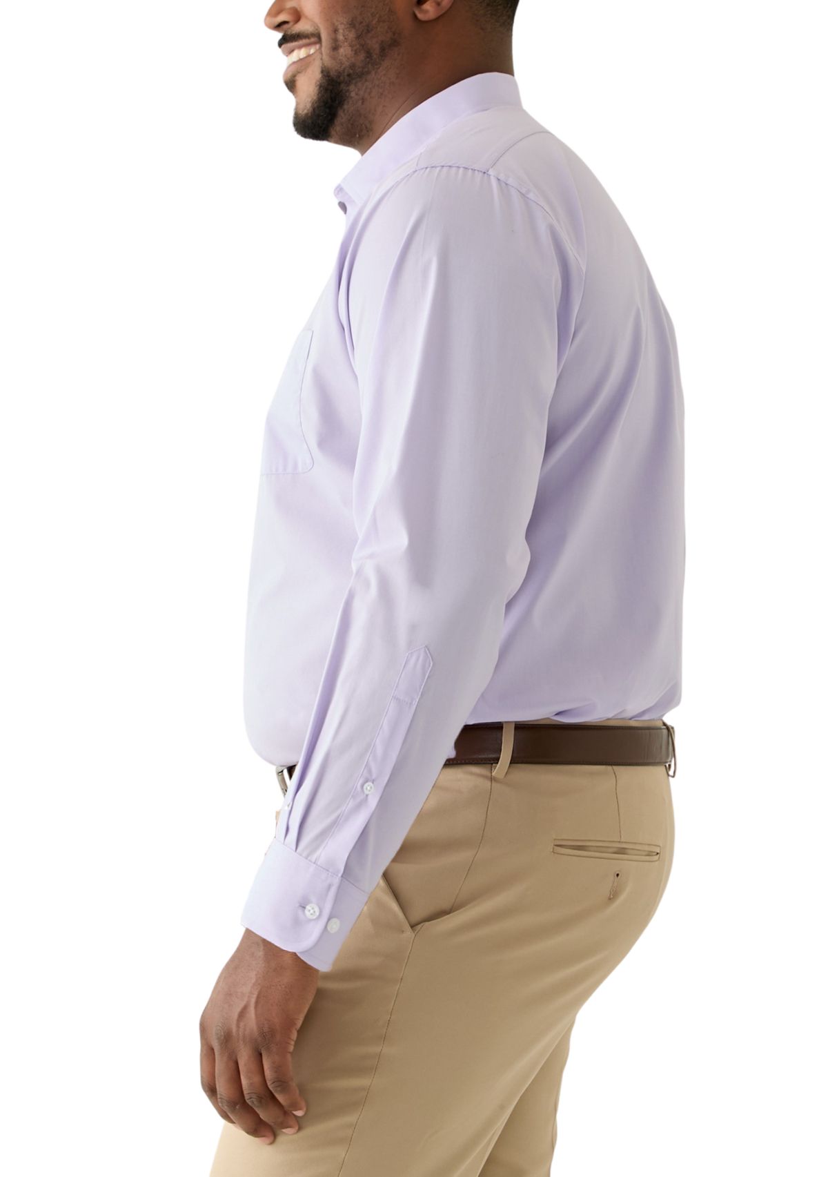 Mens Big Fashion Dress Shirt