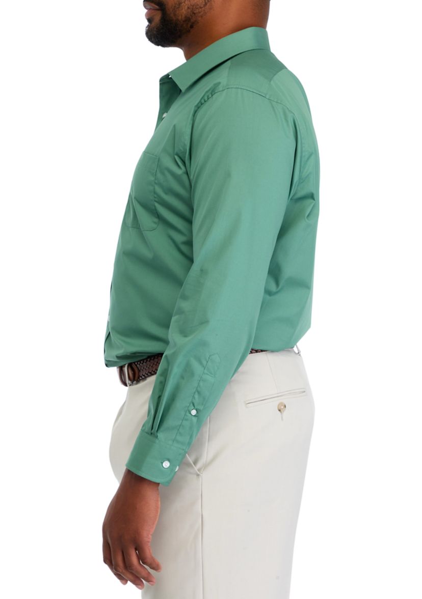 Big & Tall Fashion Solid Dress Shirt 