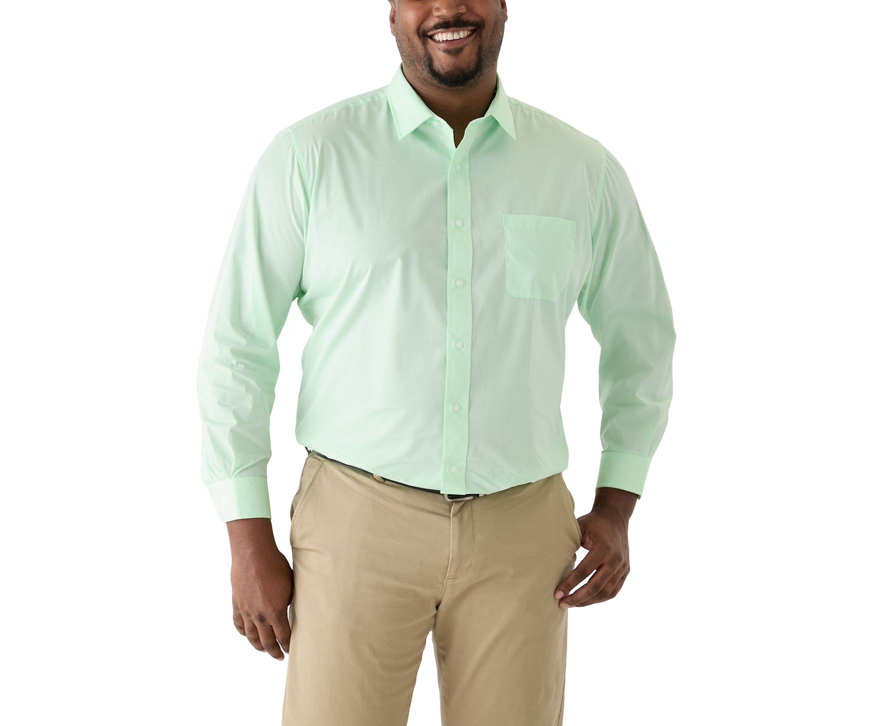Big & Tall Solid Dress Shirt 