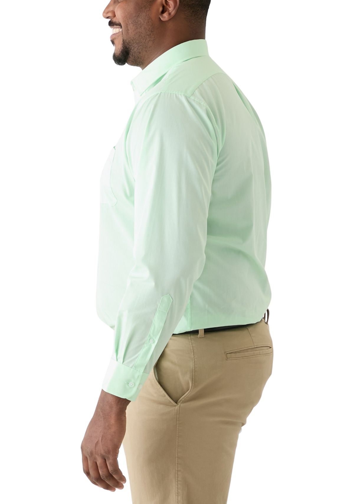 Big & Tall Solid Dress Shirt 