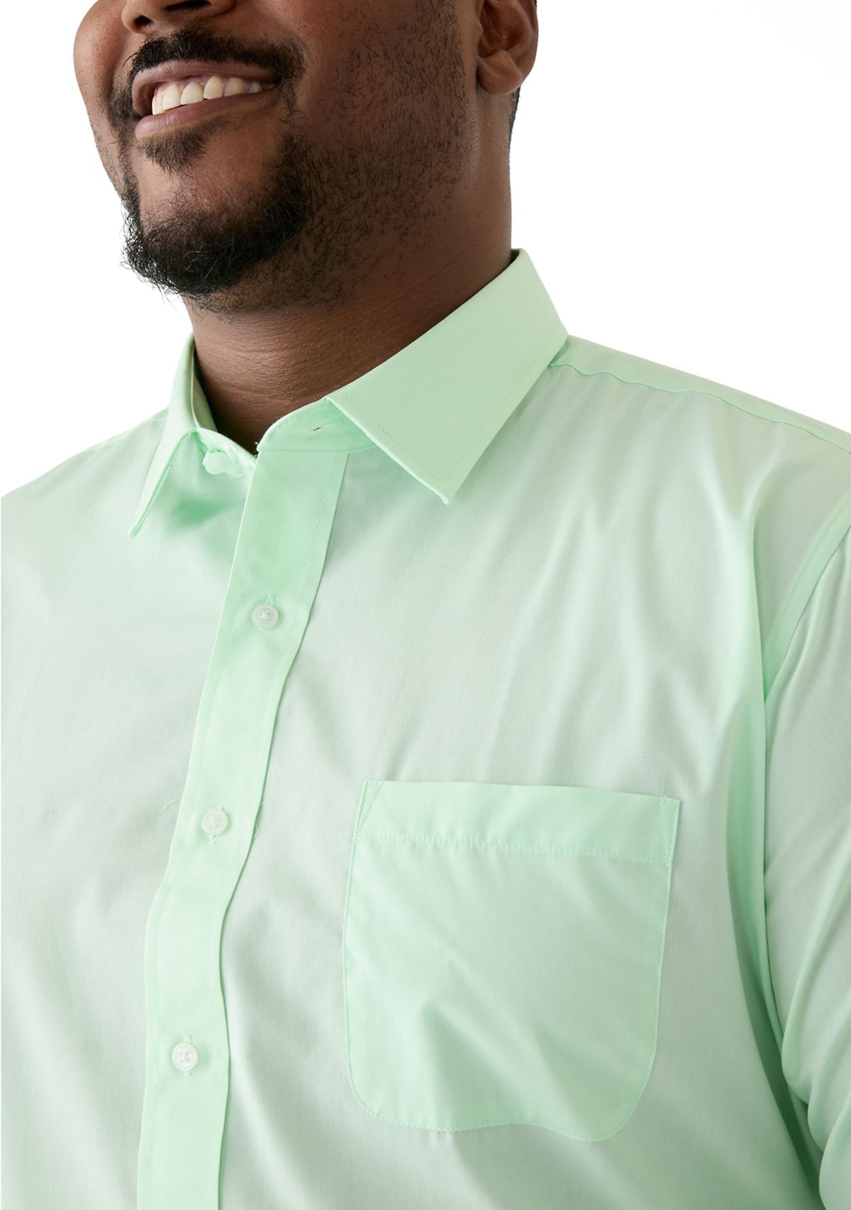 Big & Tall Solid Dress Shirt 