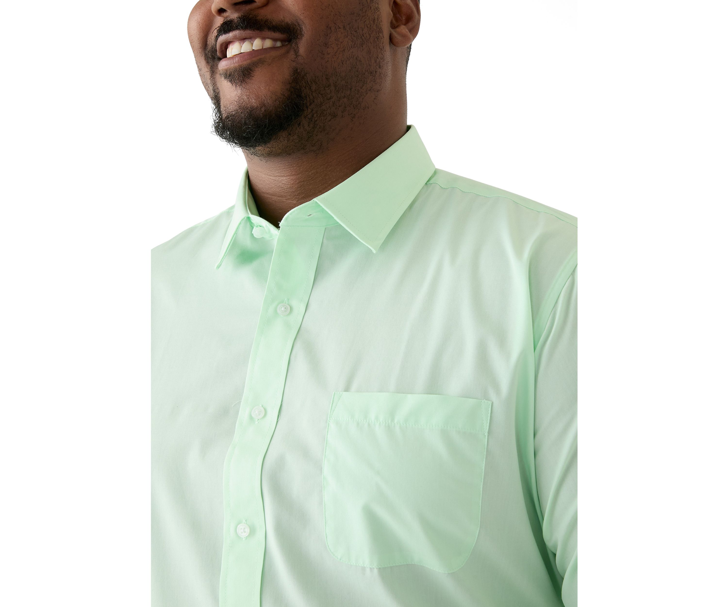 Big & Tall Solid Dress Shirt 