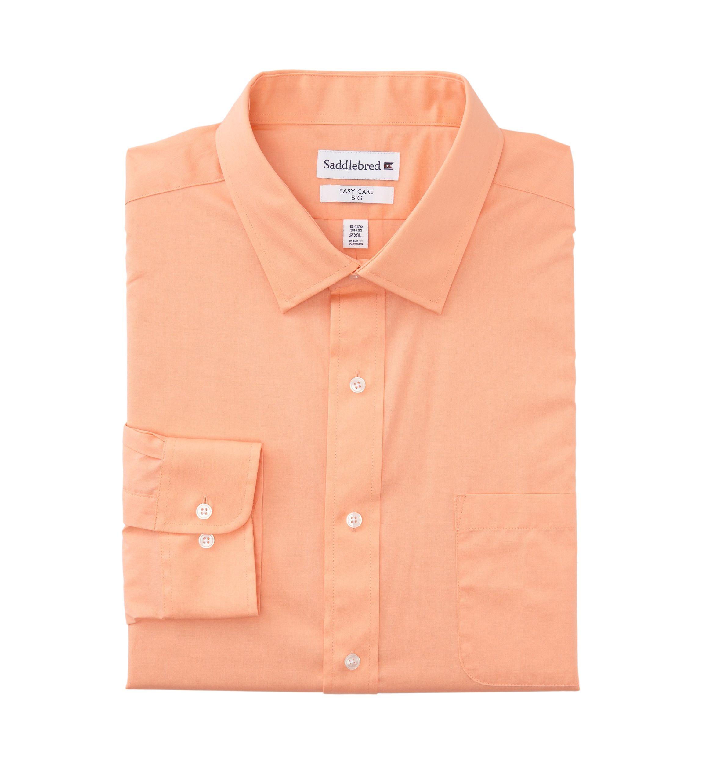 Big & Tall Solid Poplin Shirt